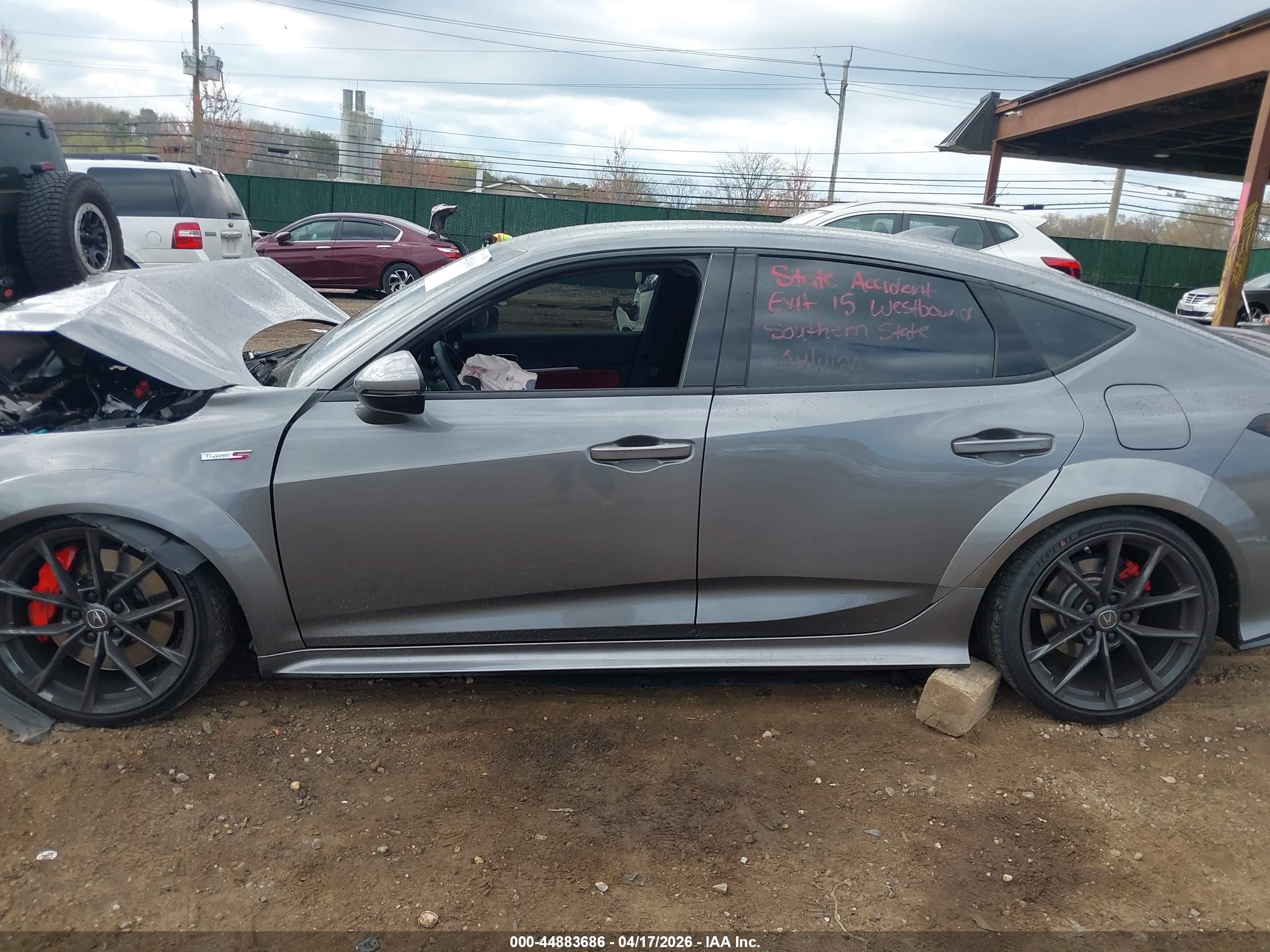 2025 Acura Integra Type S Серый vin: 19UDE5G90SA000888