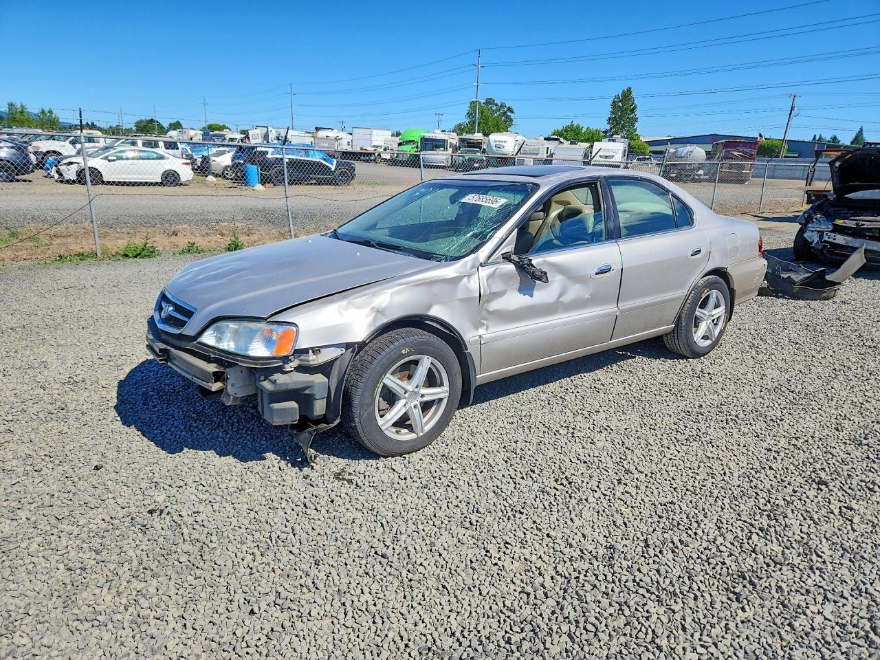 1999 Acura 3.2tl Silver vin: 19UUA5641XA050790