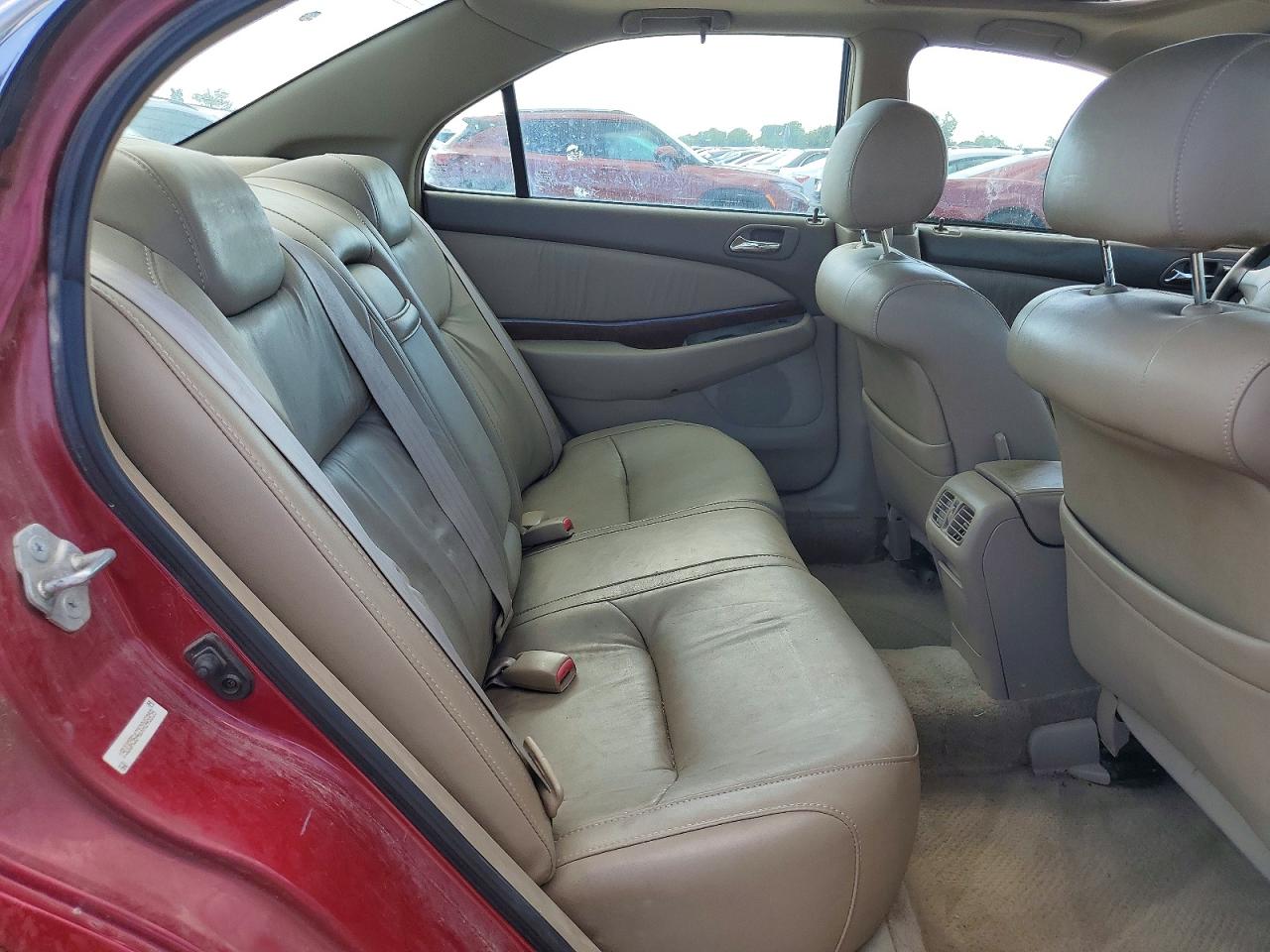 1999 Acura 3.2tl Red vin: 19UUA5642XA046859