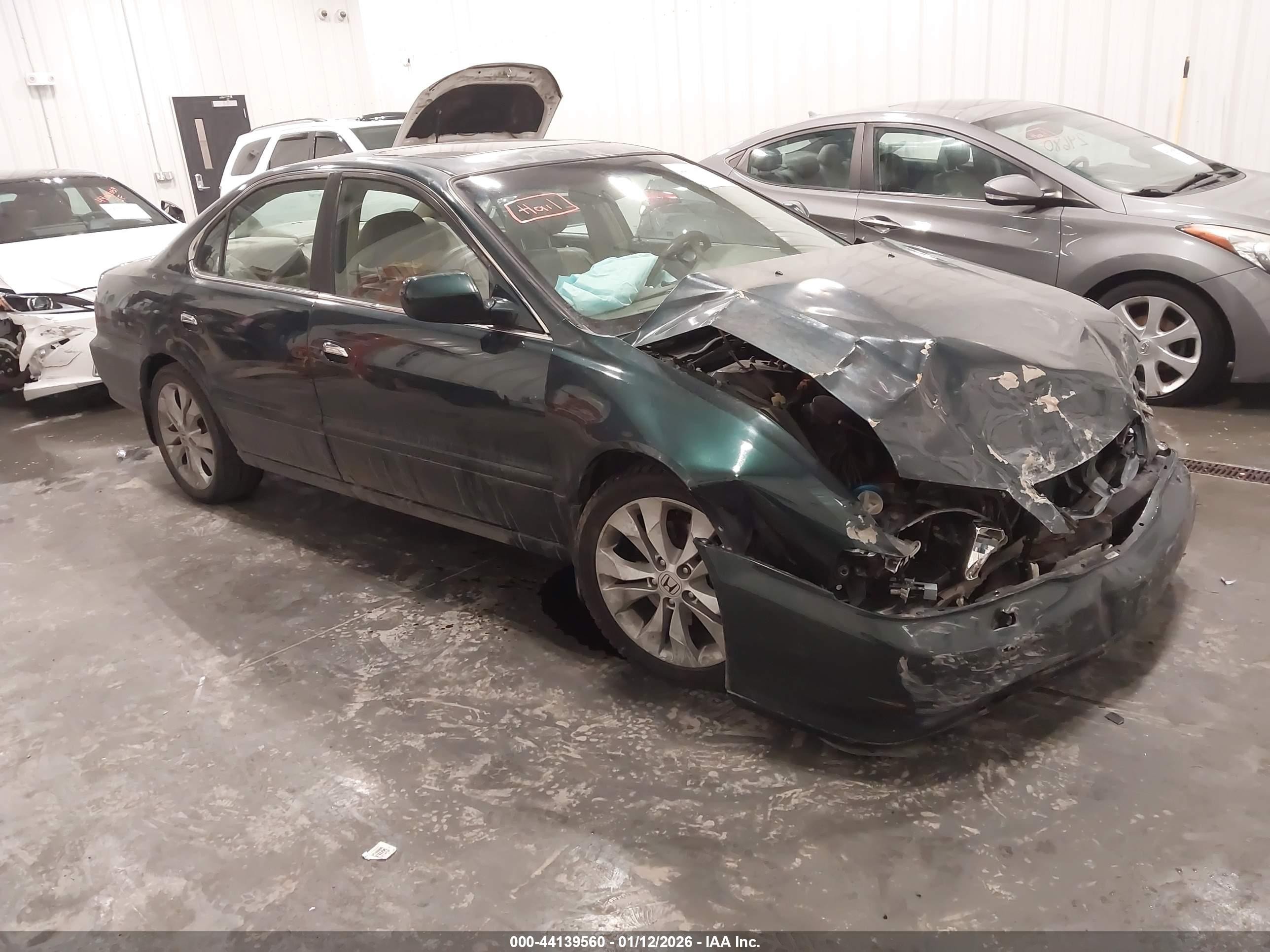 1999 Acura Tl 3.2 Green vin: 19UUA5643XA027592