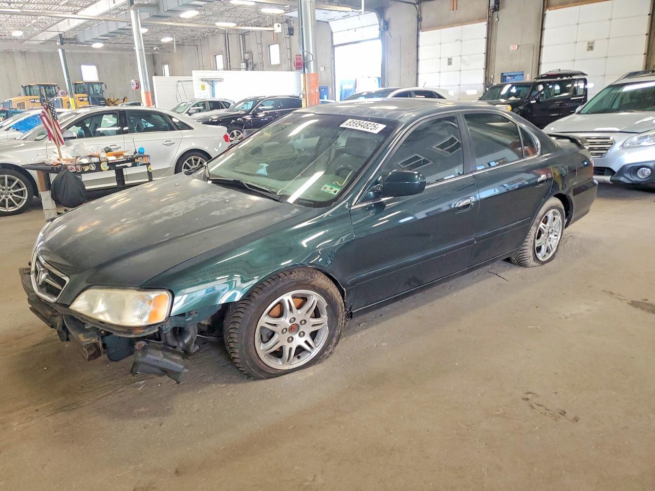 1999 Acura 3.2tl Green vin: 19UUA5645XA034589