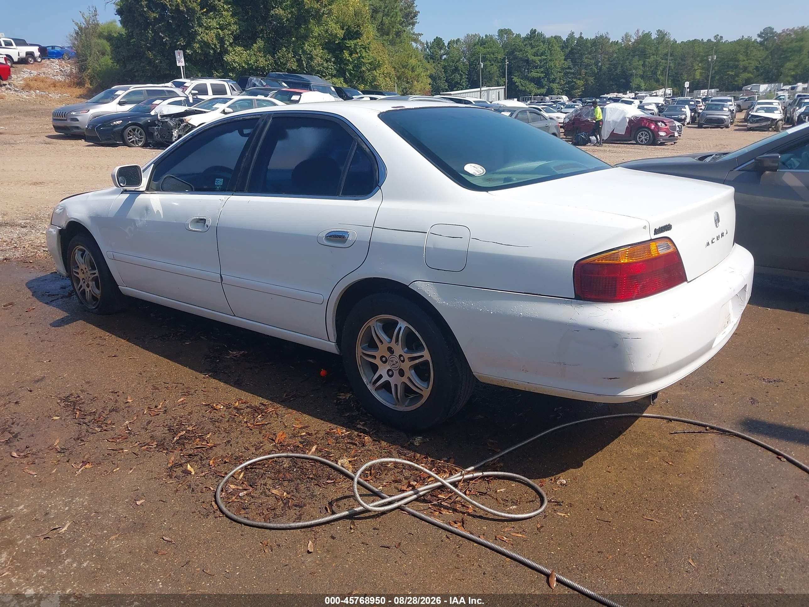 2001 Acura Tl 3.2 White vin: 19UUA56601A018874