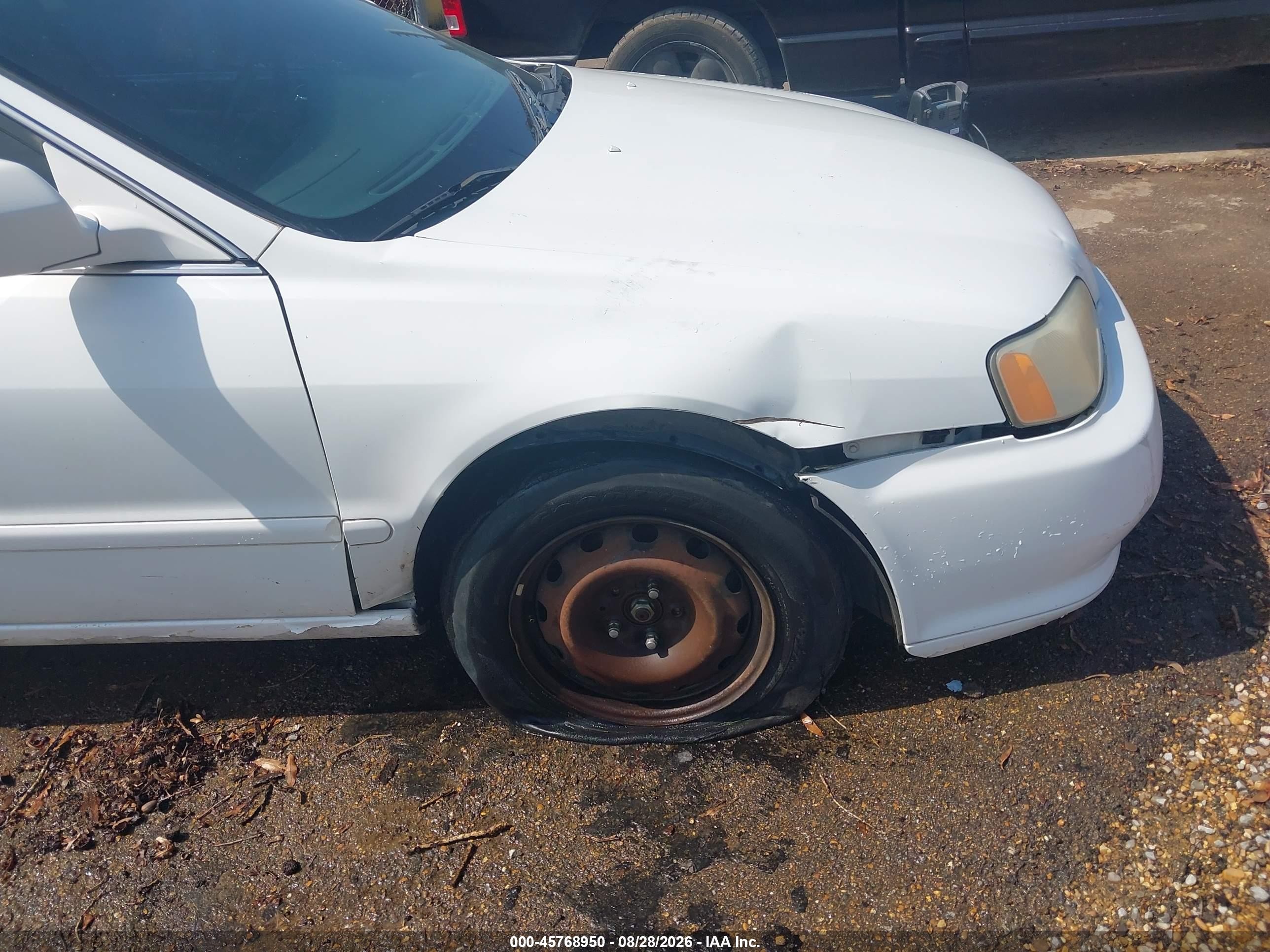 2001 Acura Tl 3.2 White vin: 19UUA56601A018874