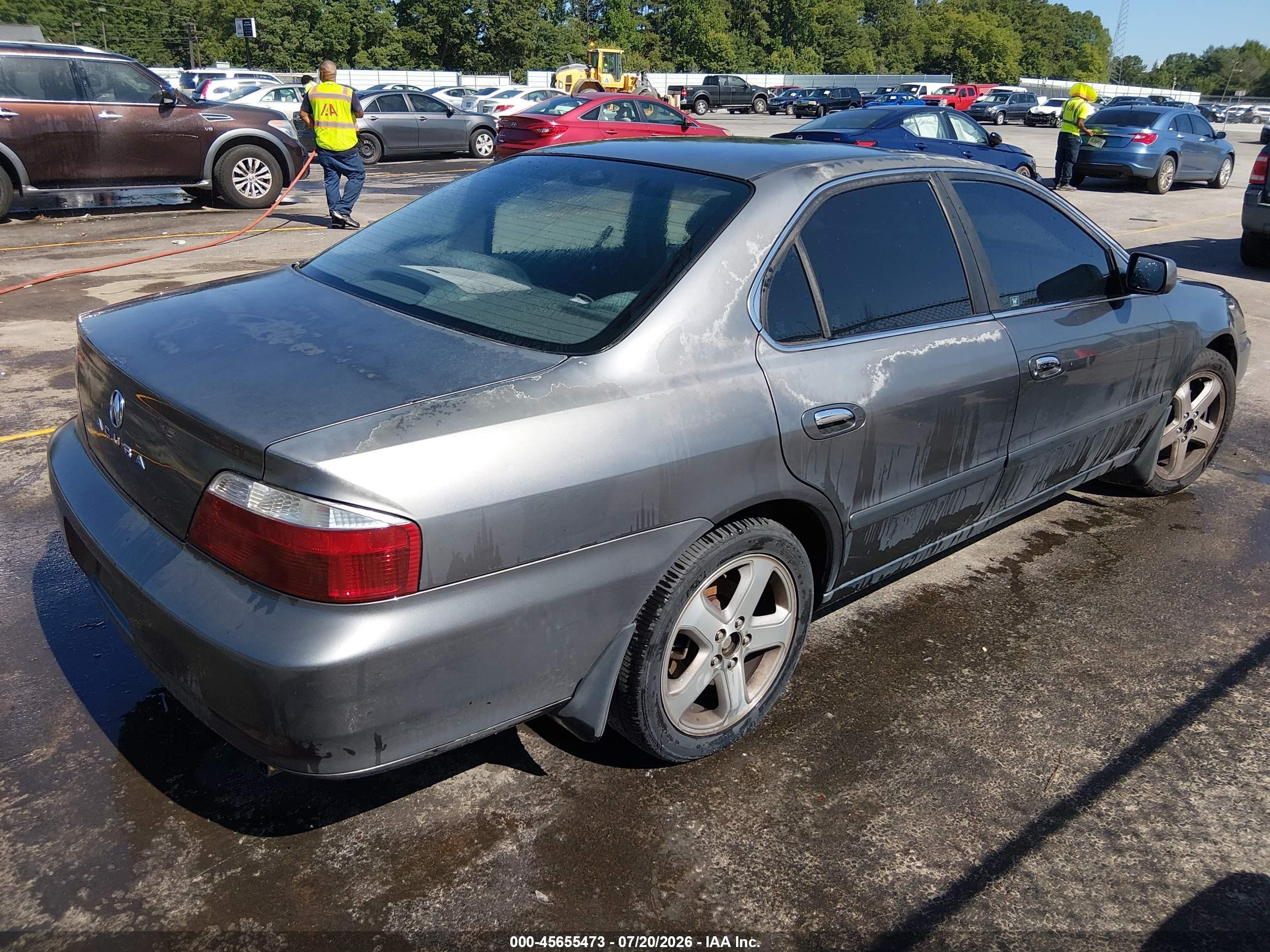 2002 Acura Tl 3.2 Gray vin: 19UUA56612A051030