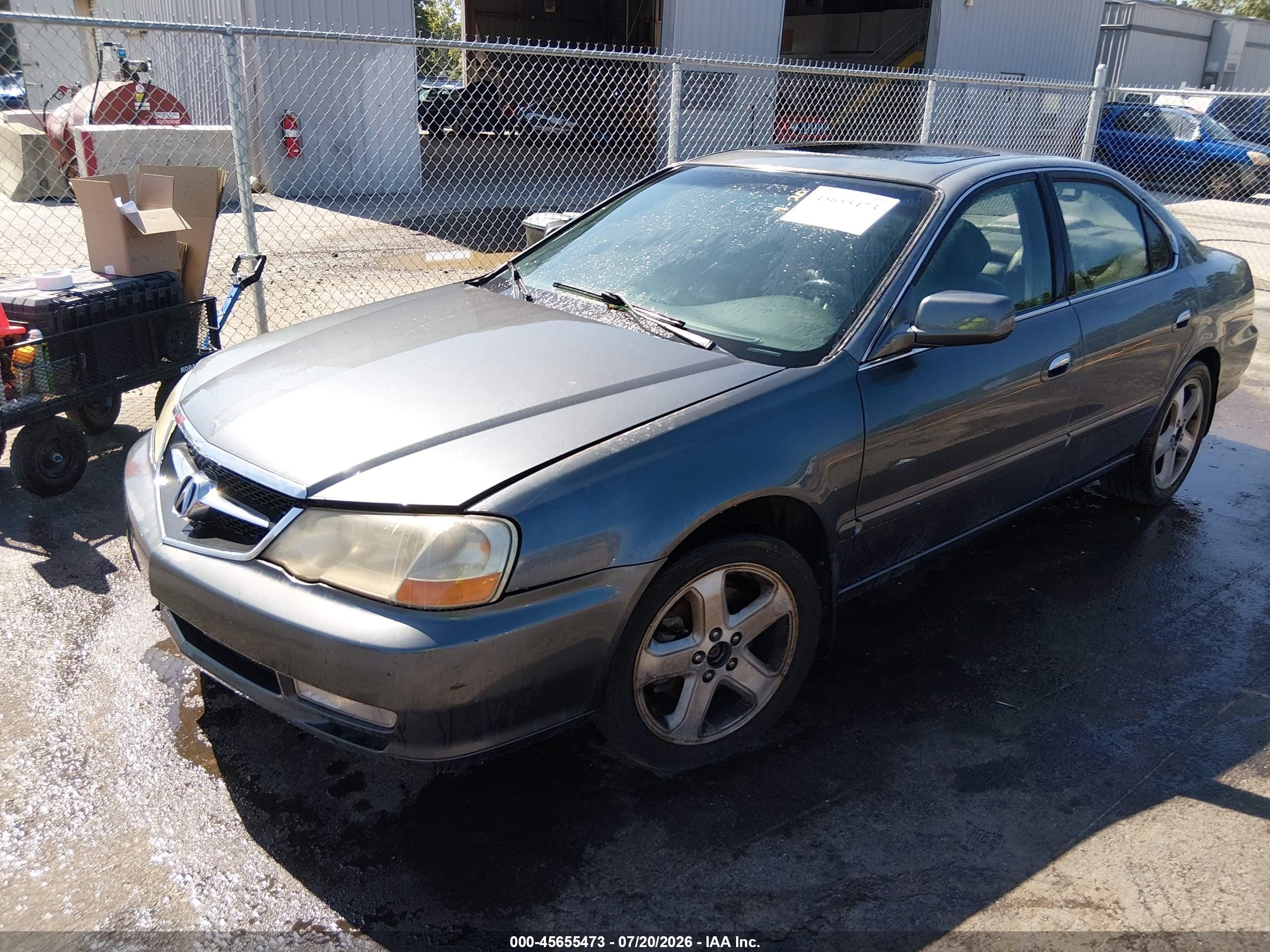 2002 Acura Tl 3.2 Gray vin: 19UUA56612A051030