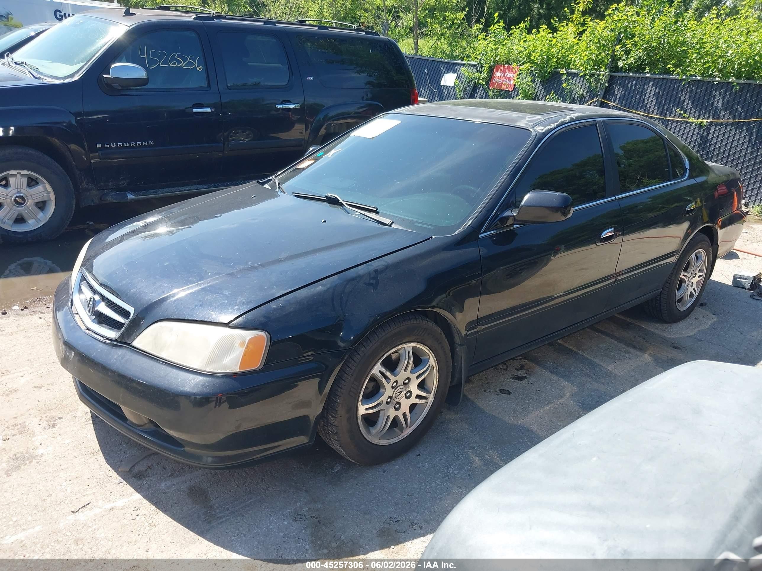 2000 Acura Tl 3.2 Black vin: 19UUA5661YA033166