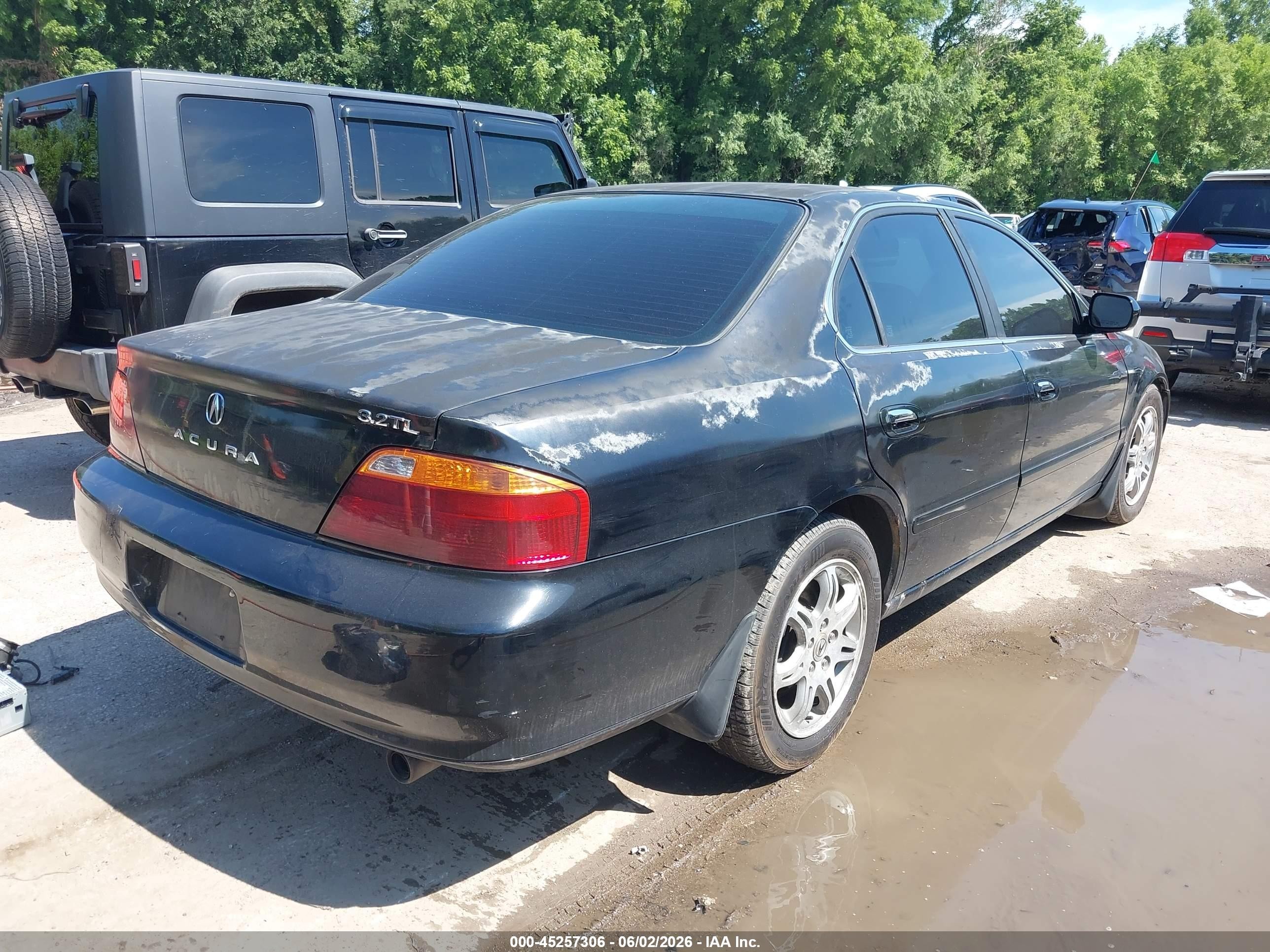 2000 Acura Tl 3.2 Black vin: 19UUA5661YA033166