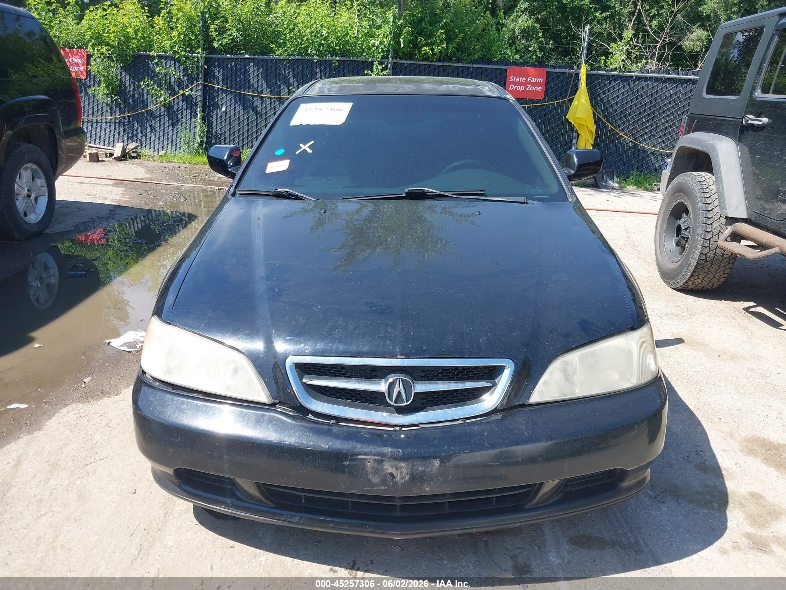 2000 Acura Tl 3.2 Black vin: 19UUA5661YA033166