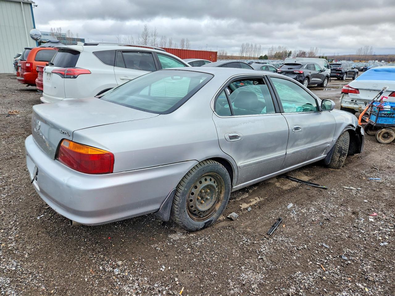 2000 Acura 3.2tl Silver vin: 19UUA5661YA805746