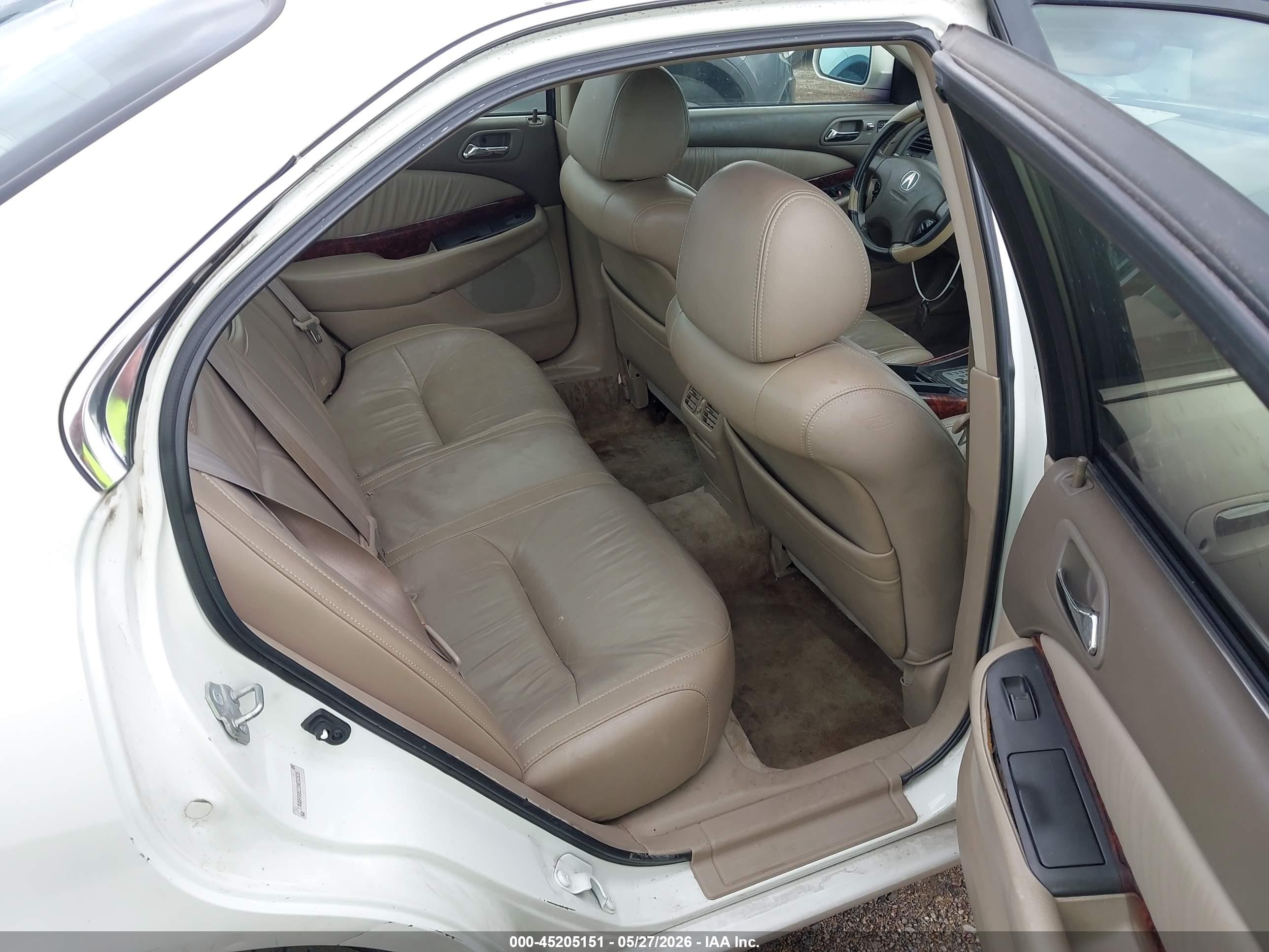 2002 Acura Tl 3.2 White vin: 19UUA56622A032826