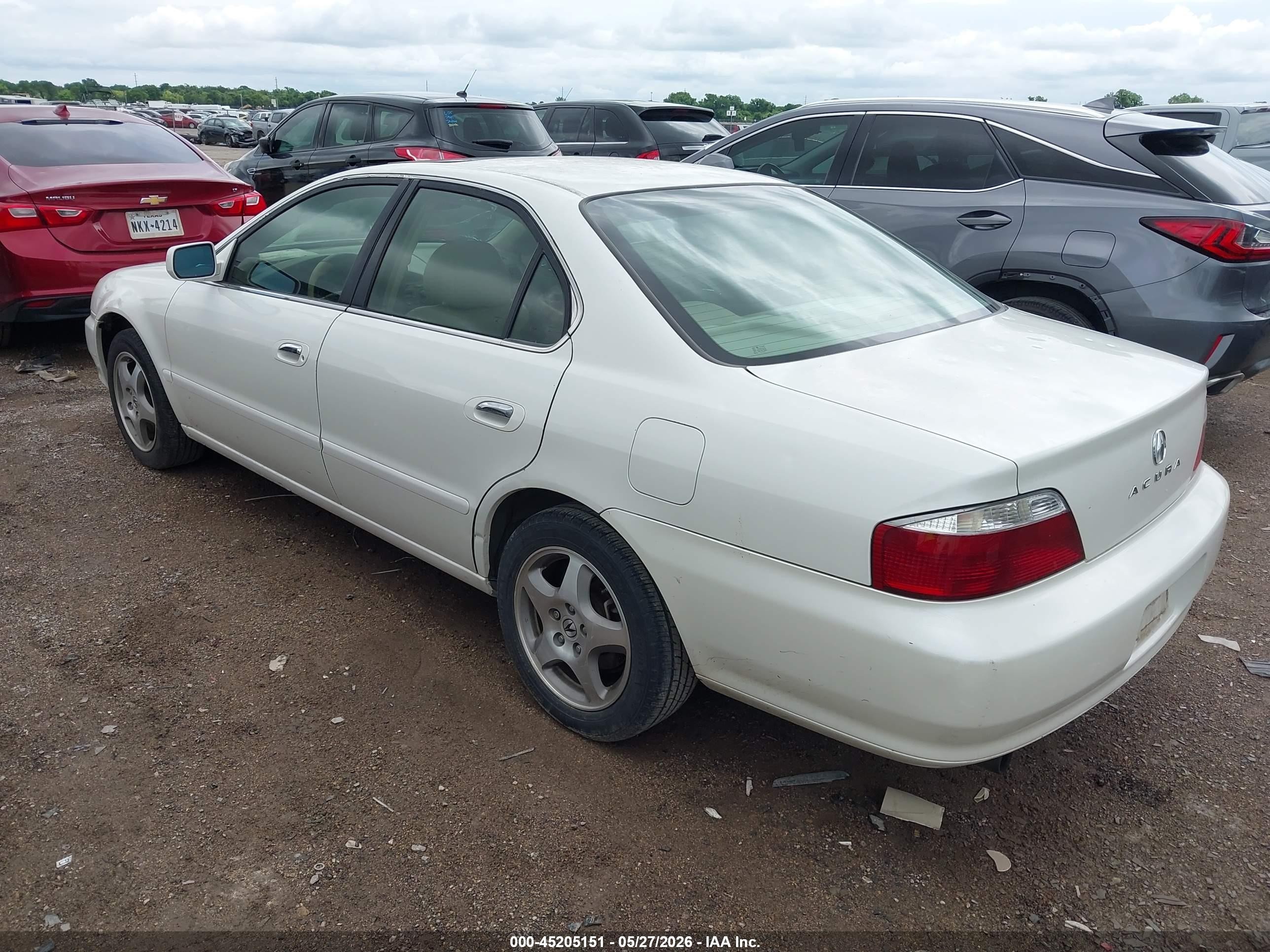 2002 Acura Tl 3.2 White vin: 19UUA56622A032826