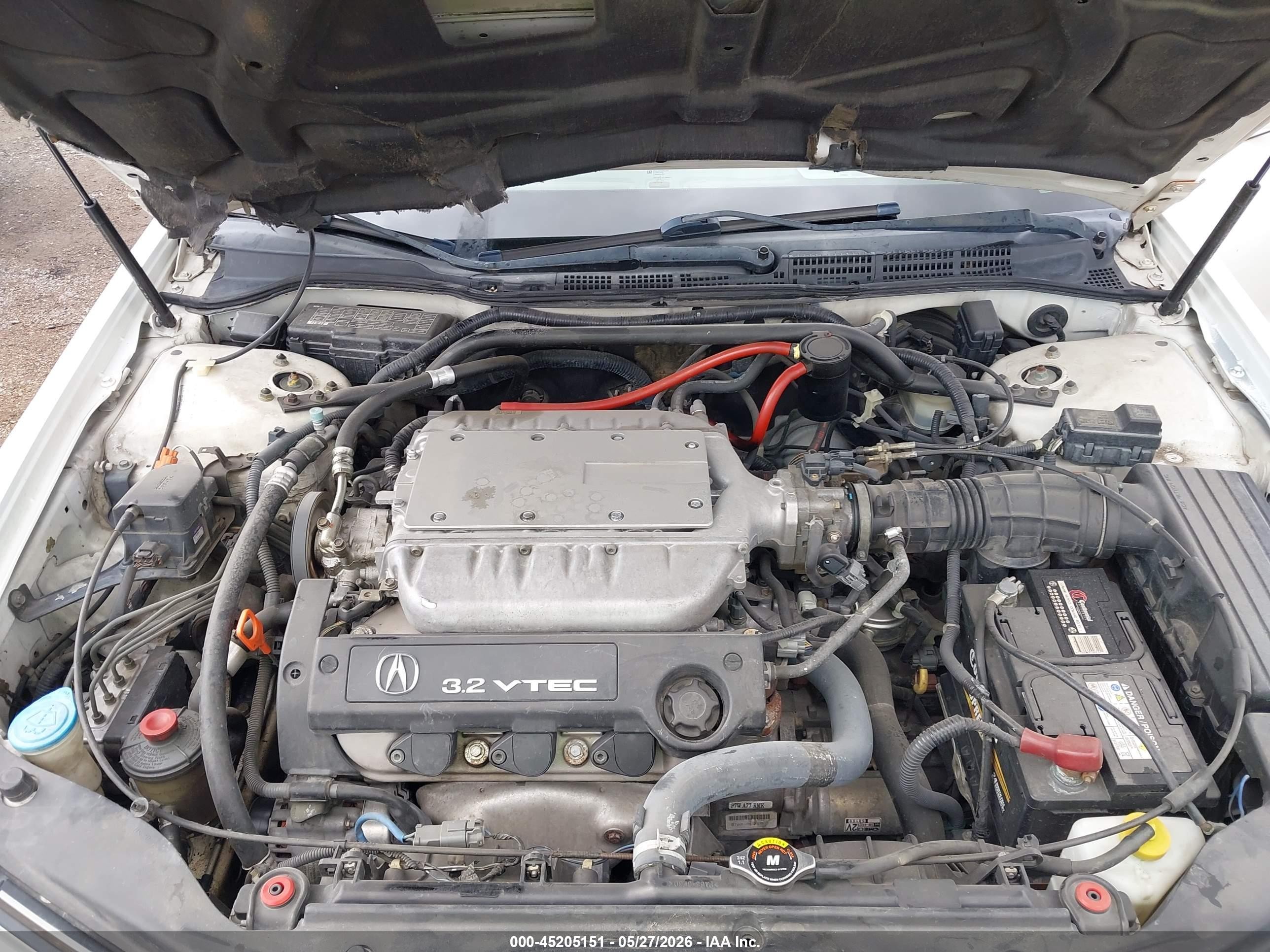 2002 Acura Tl 3.2 White vin: 19UUA56622A032826