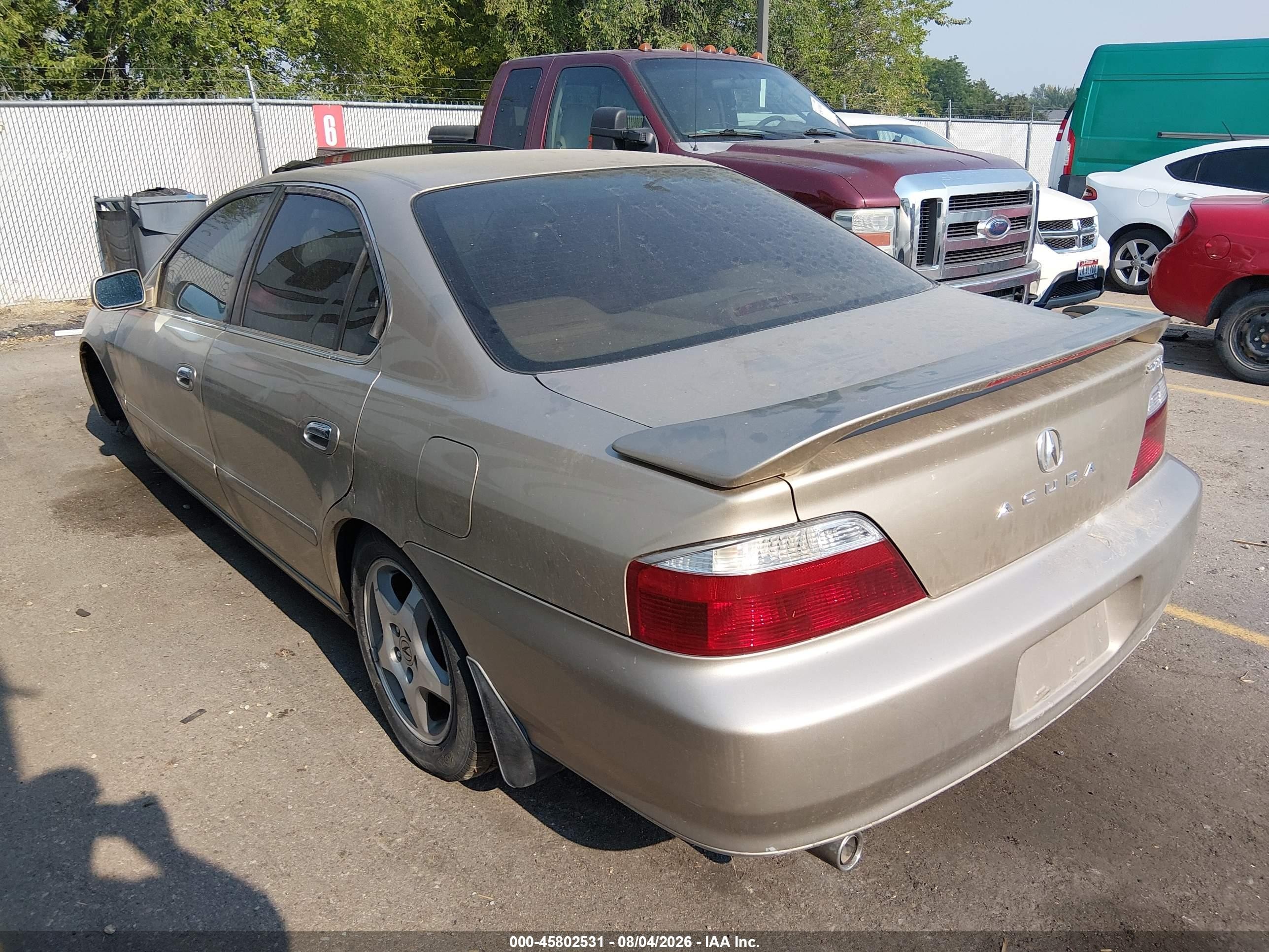 2003 Acura Tl 3.2 Желто-коричневый vin: 19UUA56623A055847