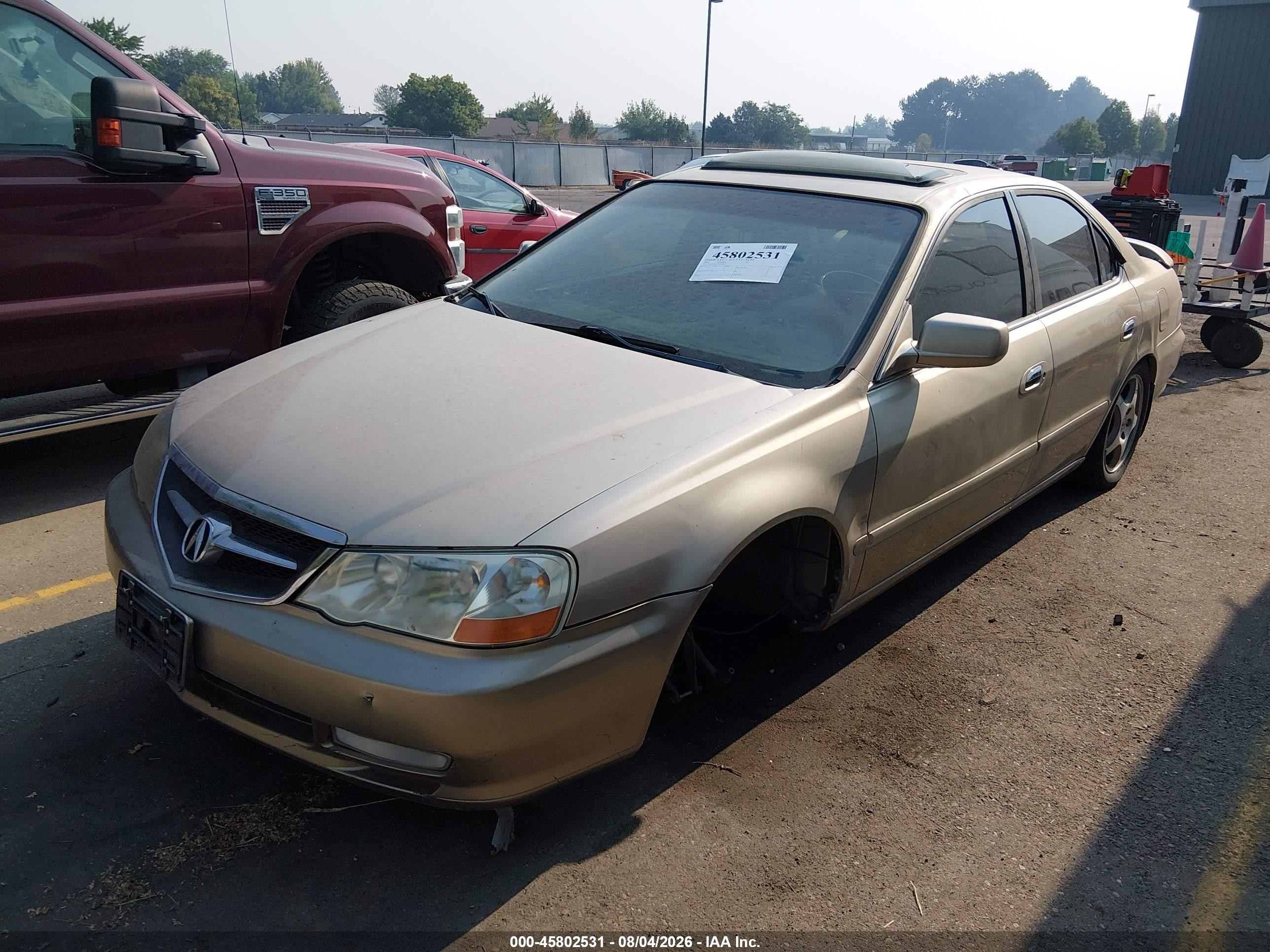 2003 Acura Tl 3.2 Желто-коричневый vin: 19UUA56623A055847