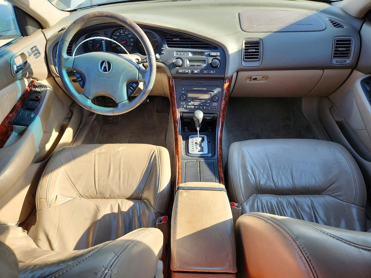 2003 Acura 3.2tl White vin: 19UUA56623A093269