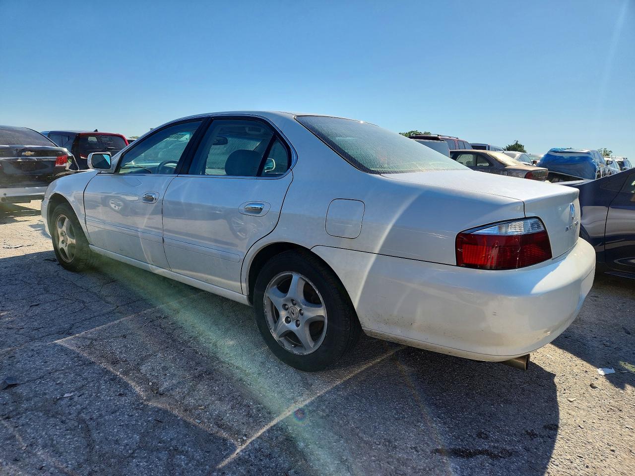 2003 Acura 3.2tl White vin: 19UUA56623A093269