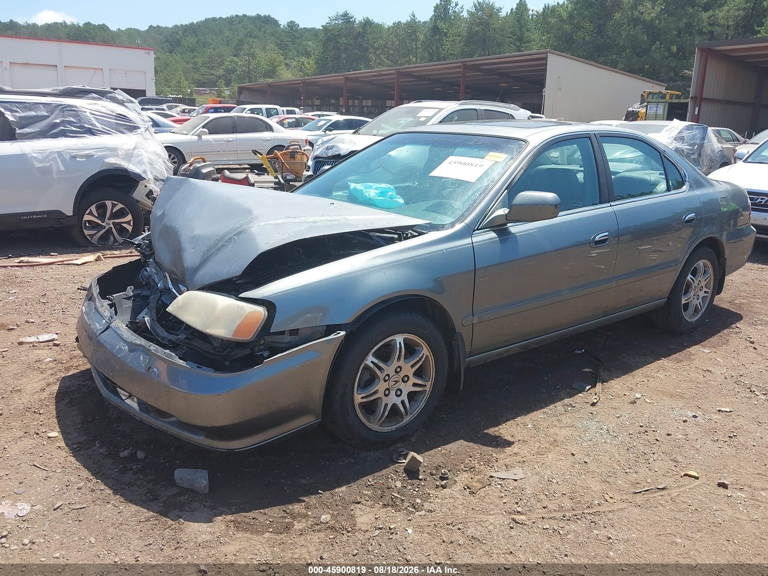 2000 Acura Tl 3.2 Gray vin: 19UUA5662YA017686