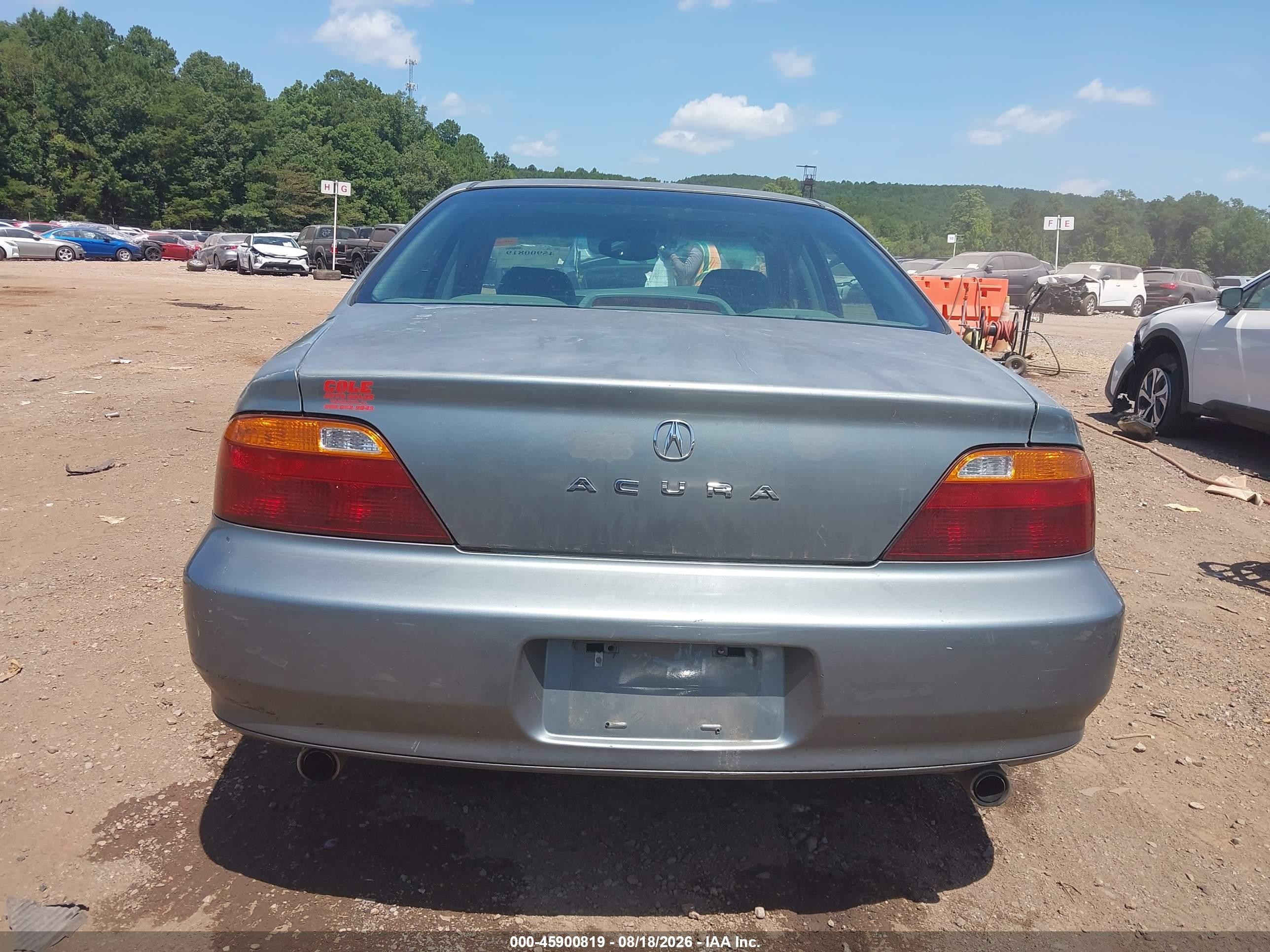 2000 Acura Tl 3.2 Gray vin: 19UUA5662YA017686