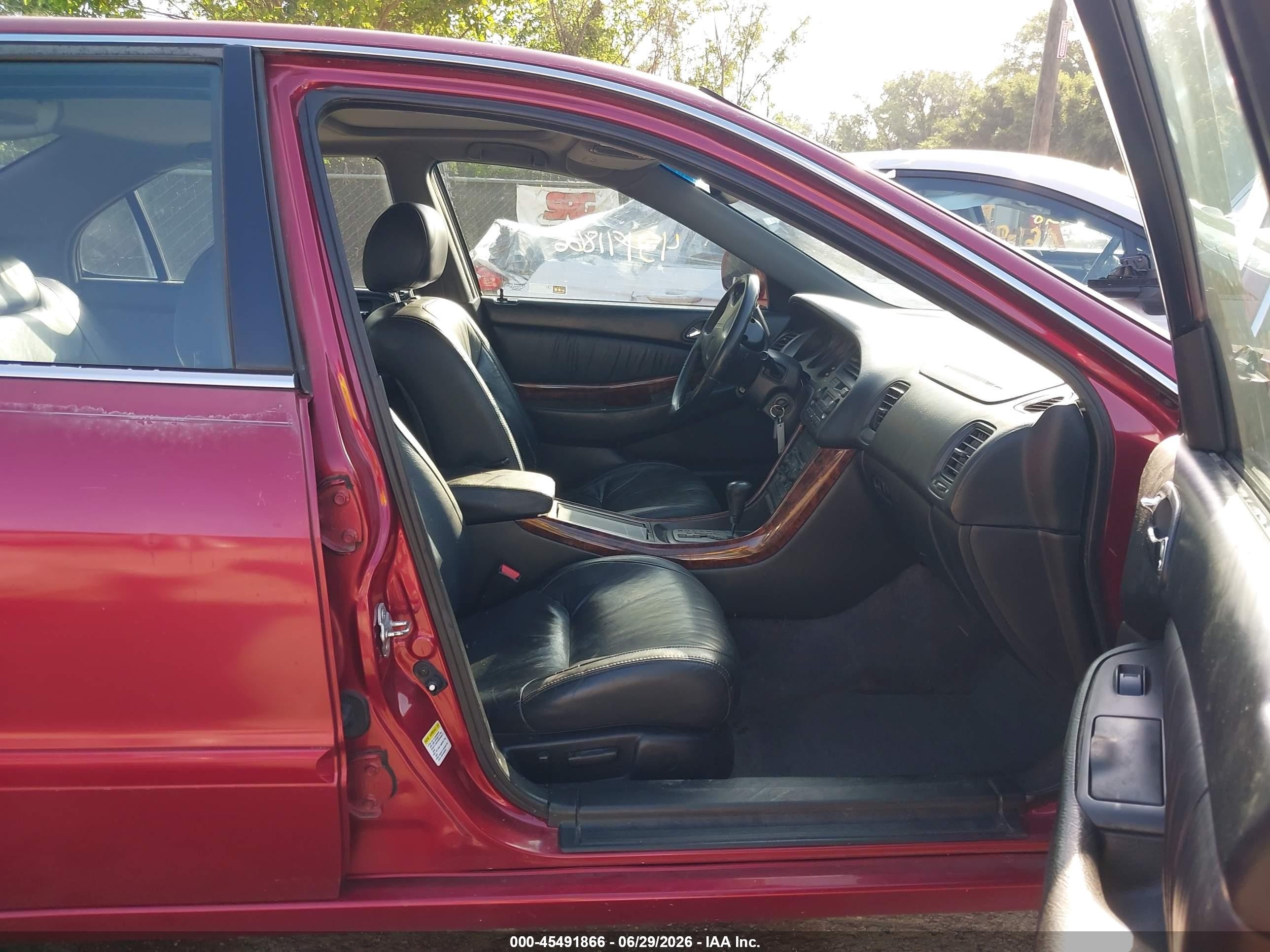 2000 Acura Tl 3.2 Red vin: 19UUA5662YA044760