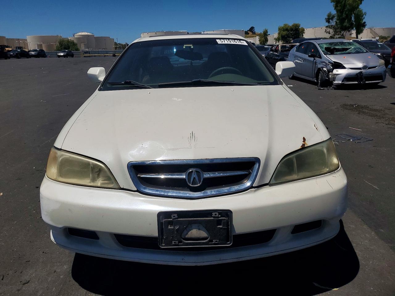 2000 Acura 3.2tl White vin: 19UUA5662YA048467