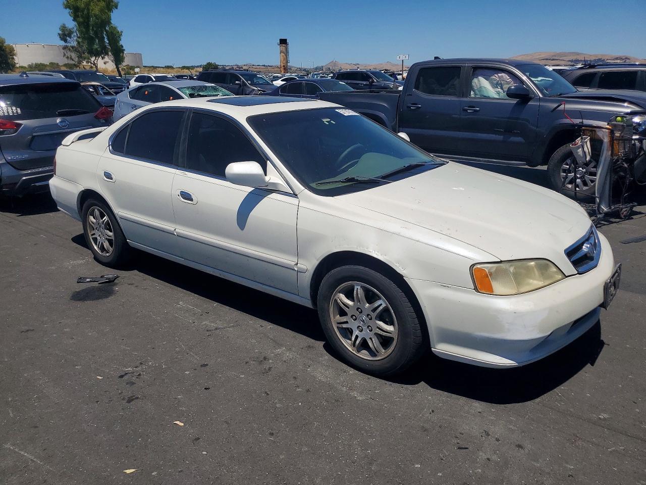 2000 Acura 3.2tl White vin: 19UUA5662YA048467