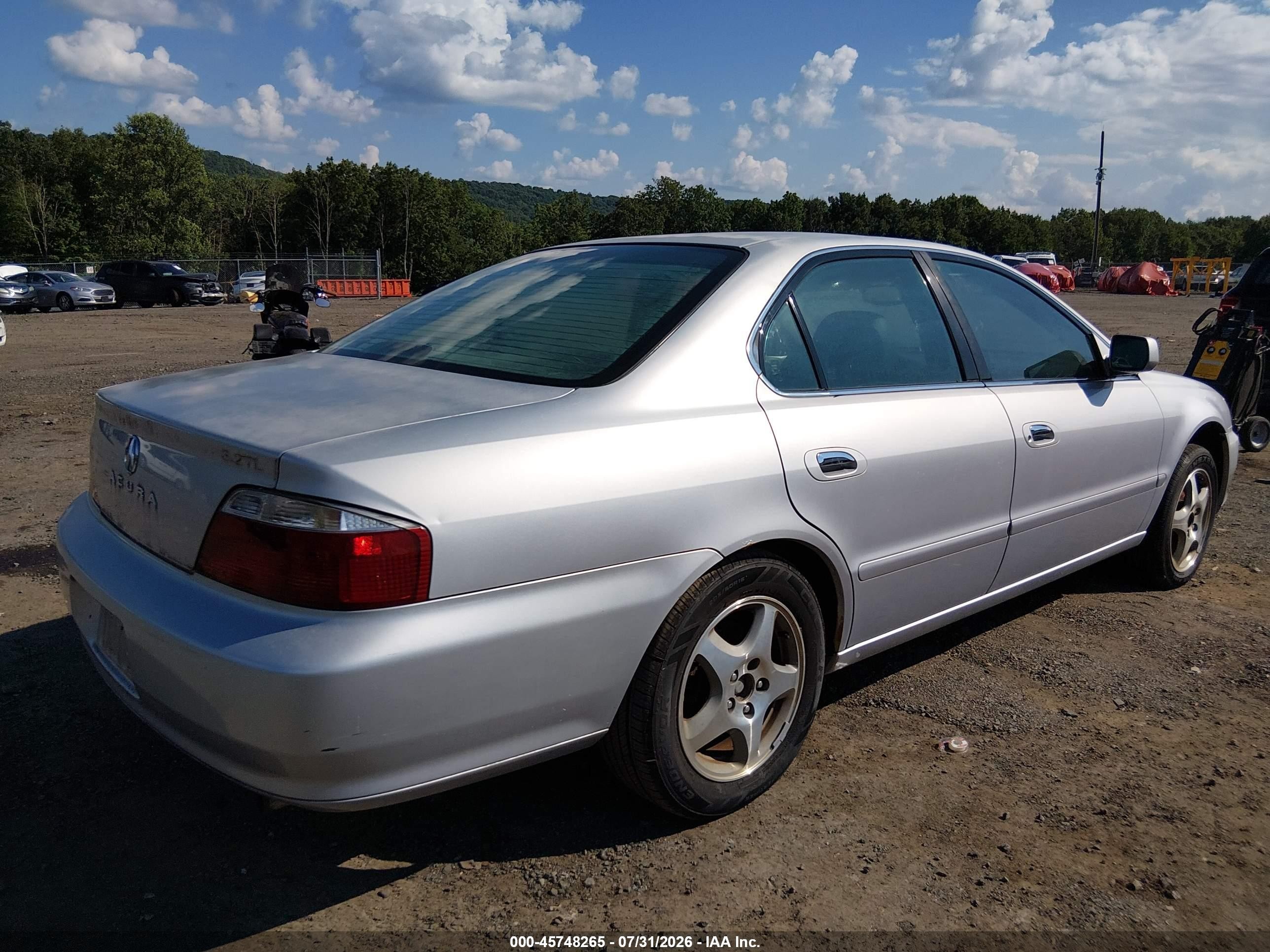 2003 Acura Tl 3.2 Silver vin: 19UUA56633A008567