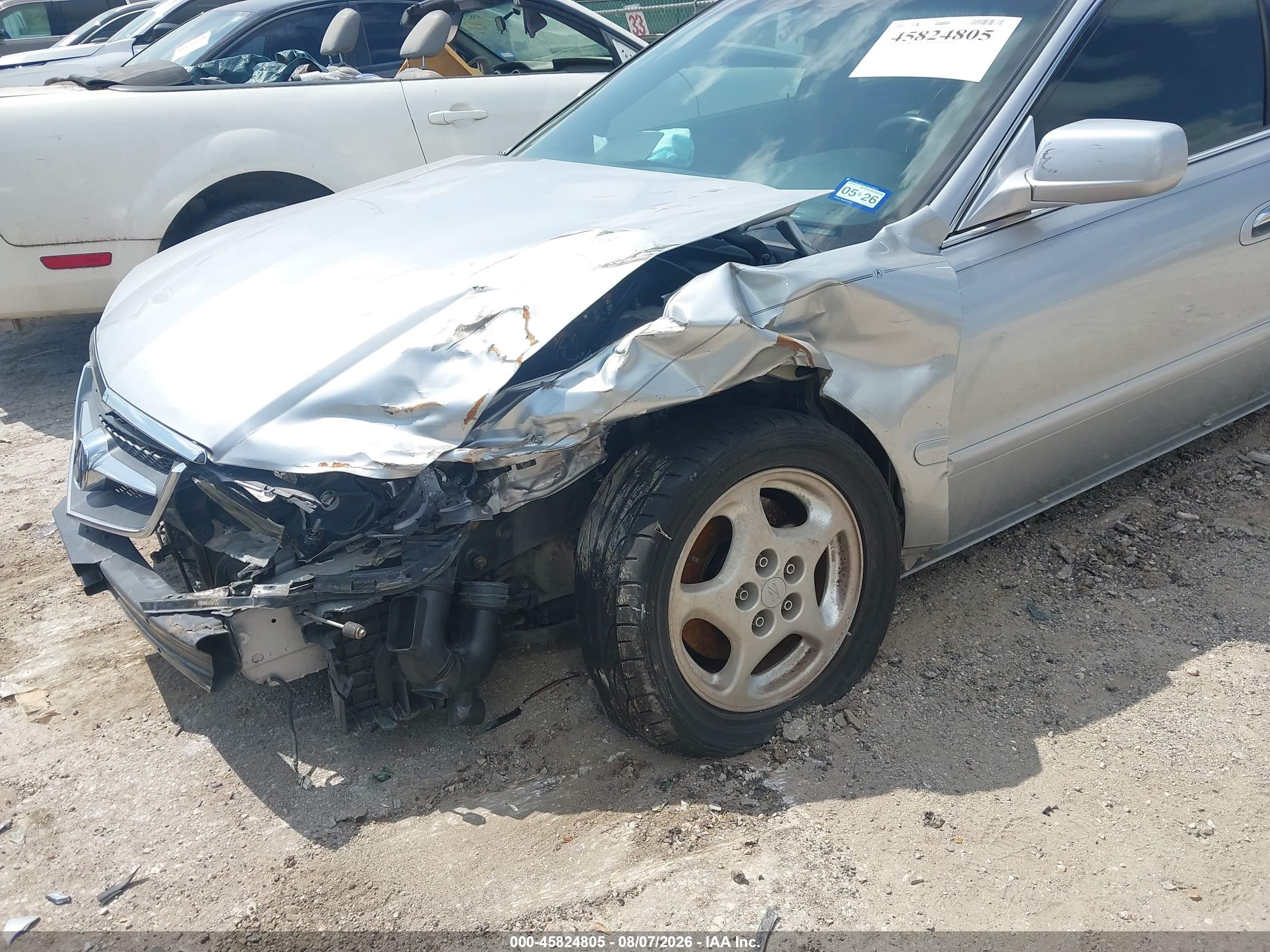 2003 Acura Tl 3.2 Silver vin: 19UUA56643A080992