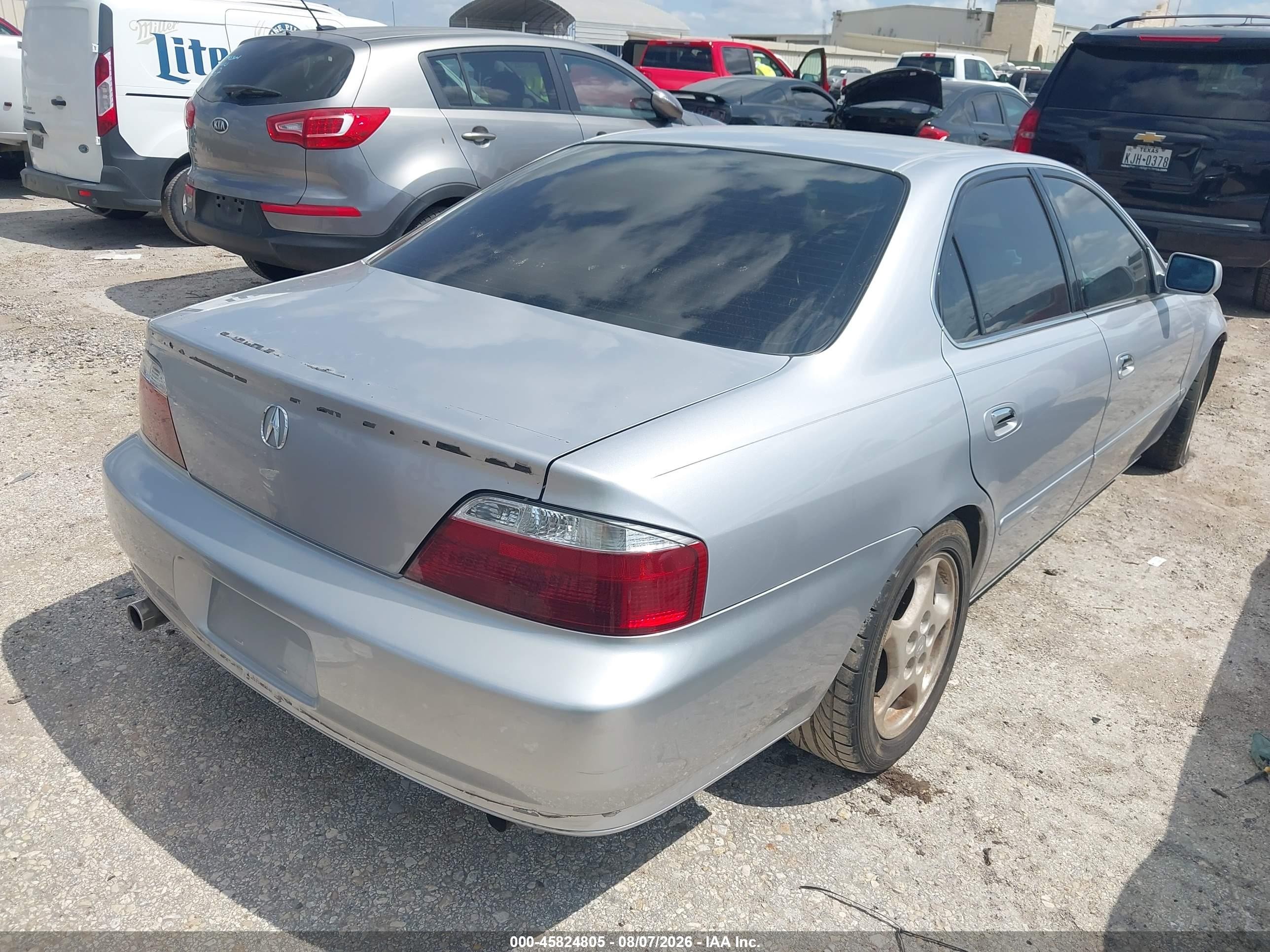 2003 Acura Tl 3.2 Silver vin: 19UUA56643A080992