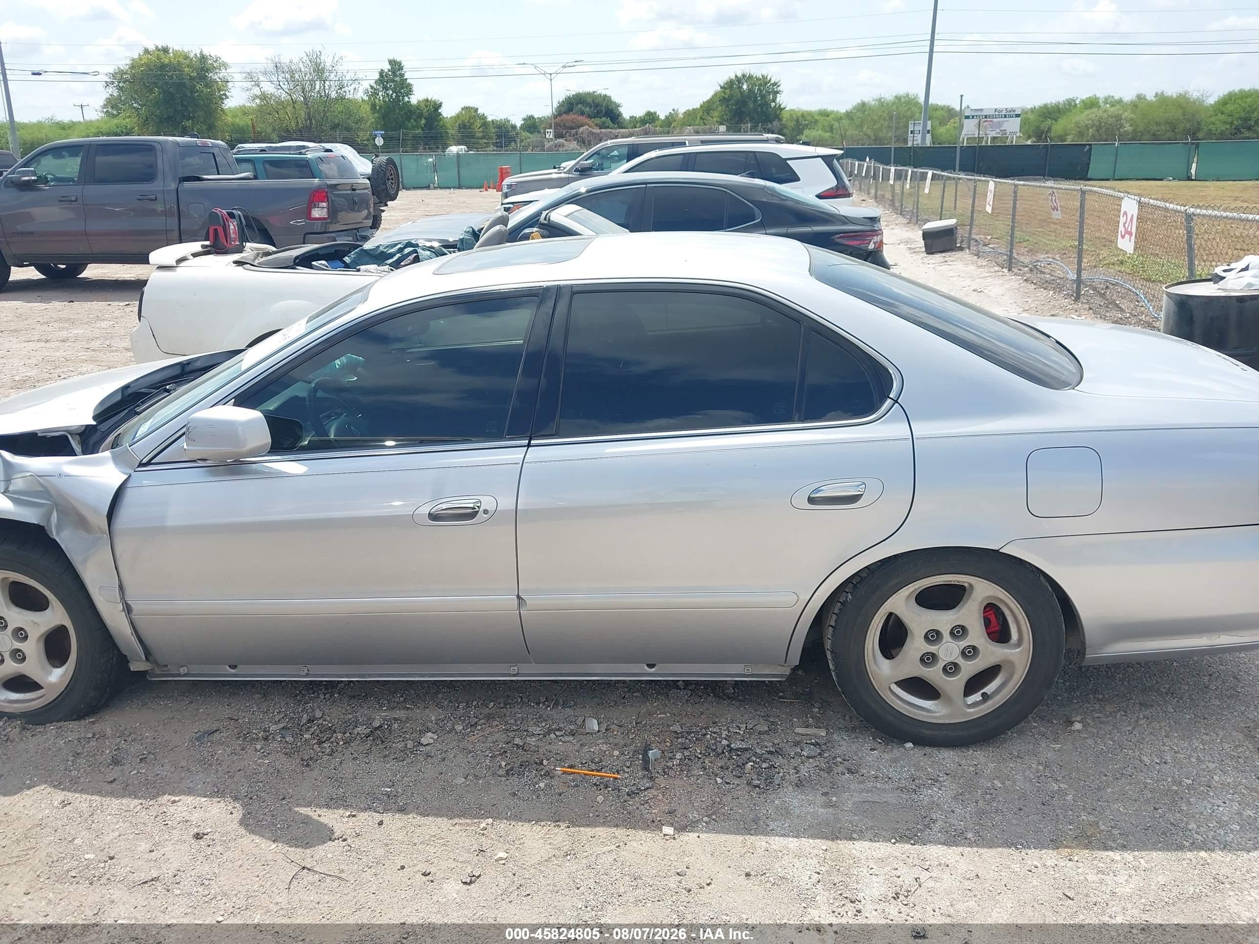 2003 Acura Tl 3.2 Silver vin: 19UUA56643A080992