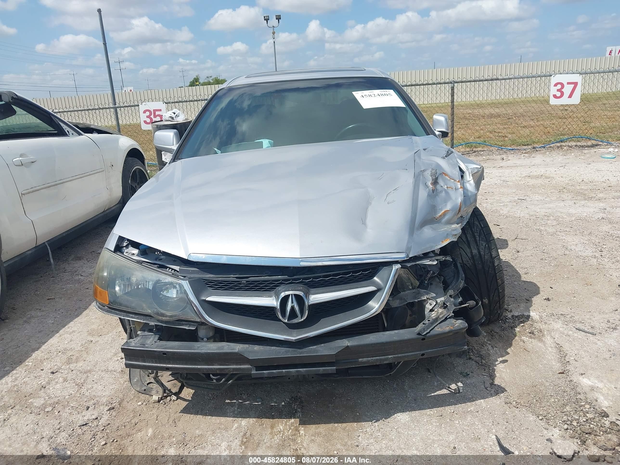 2003 Acura Tl 3.2 Silver vin: 19UUA56643A080992