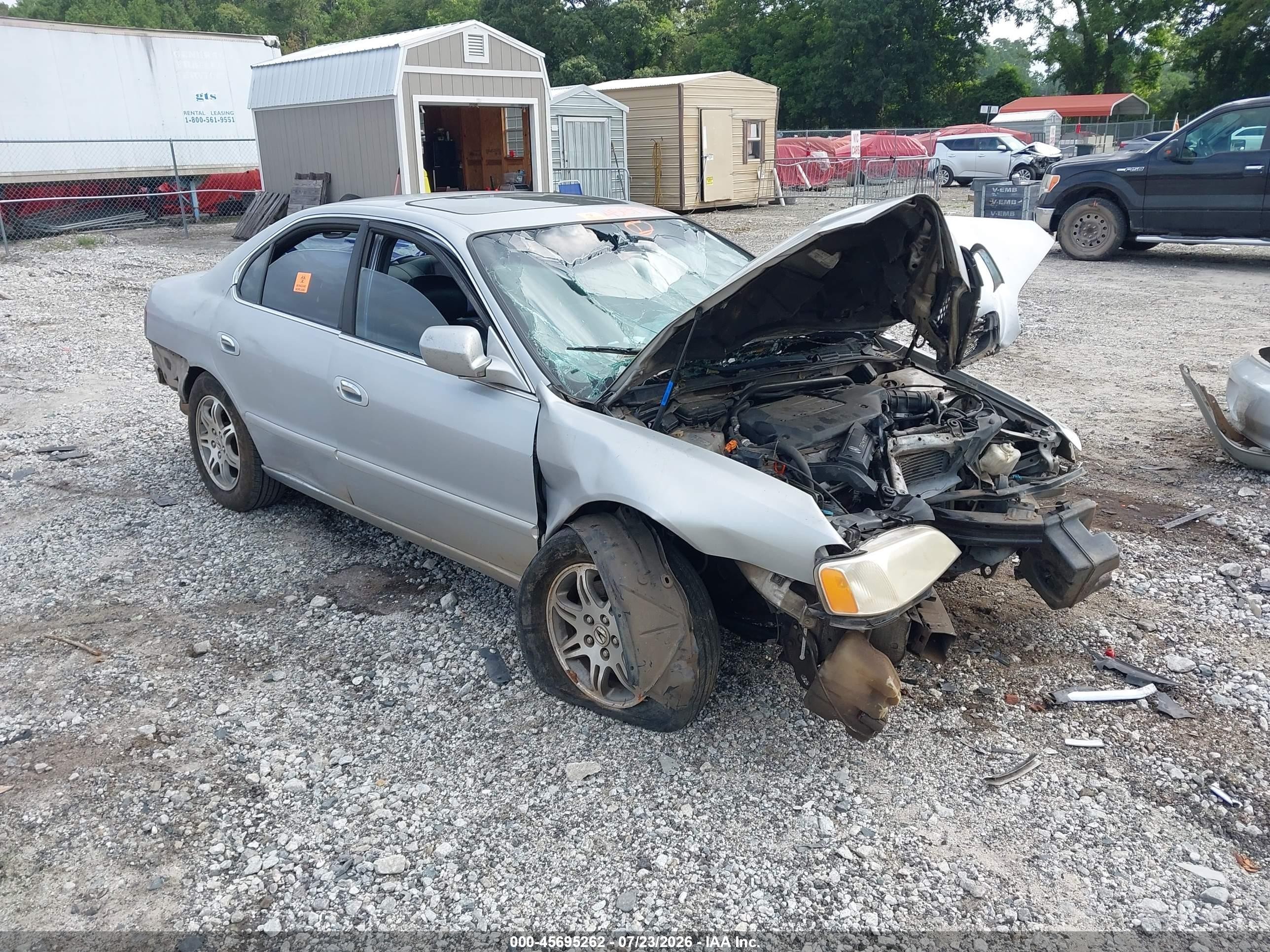 2000 Acura Tl 3.2 Silver vin: 19UUA5664YA053072