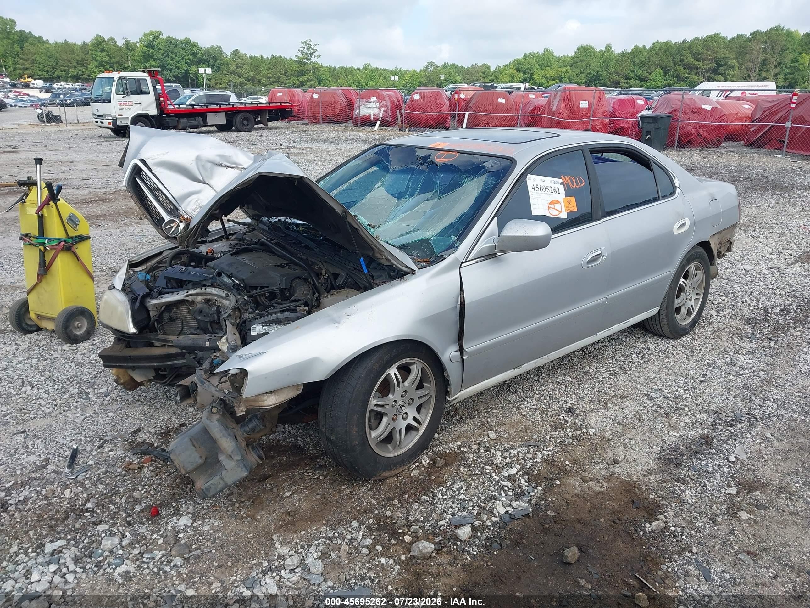 2000 Acura Tl 3.2 Silver vin: 19UUA5664YA053072