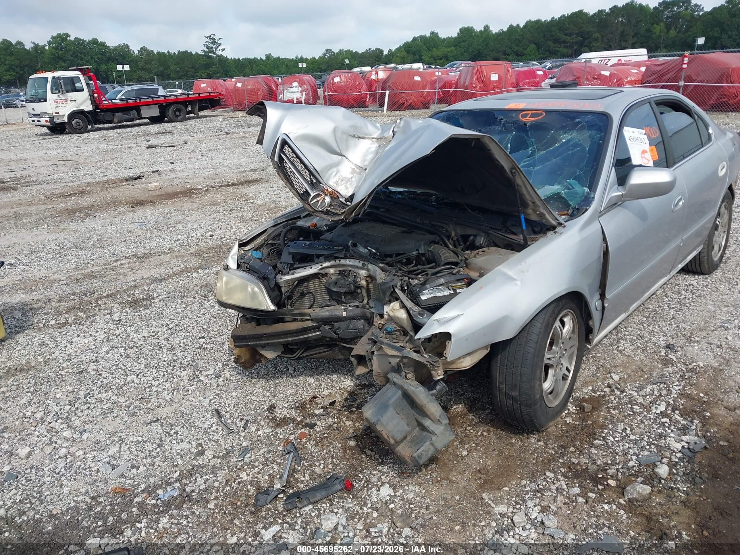 2000 Acura Tl 3.2 Silver vin: 19UUA5664YA053072