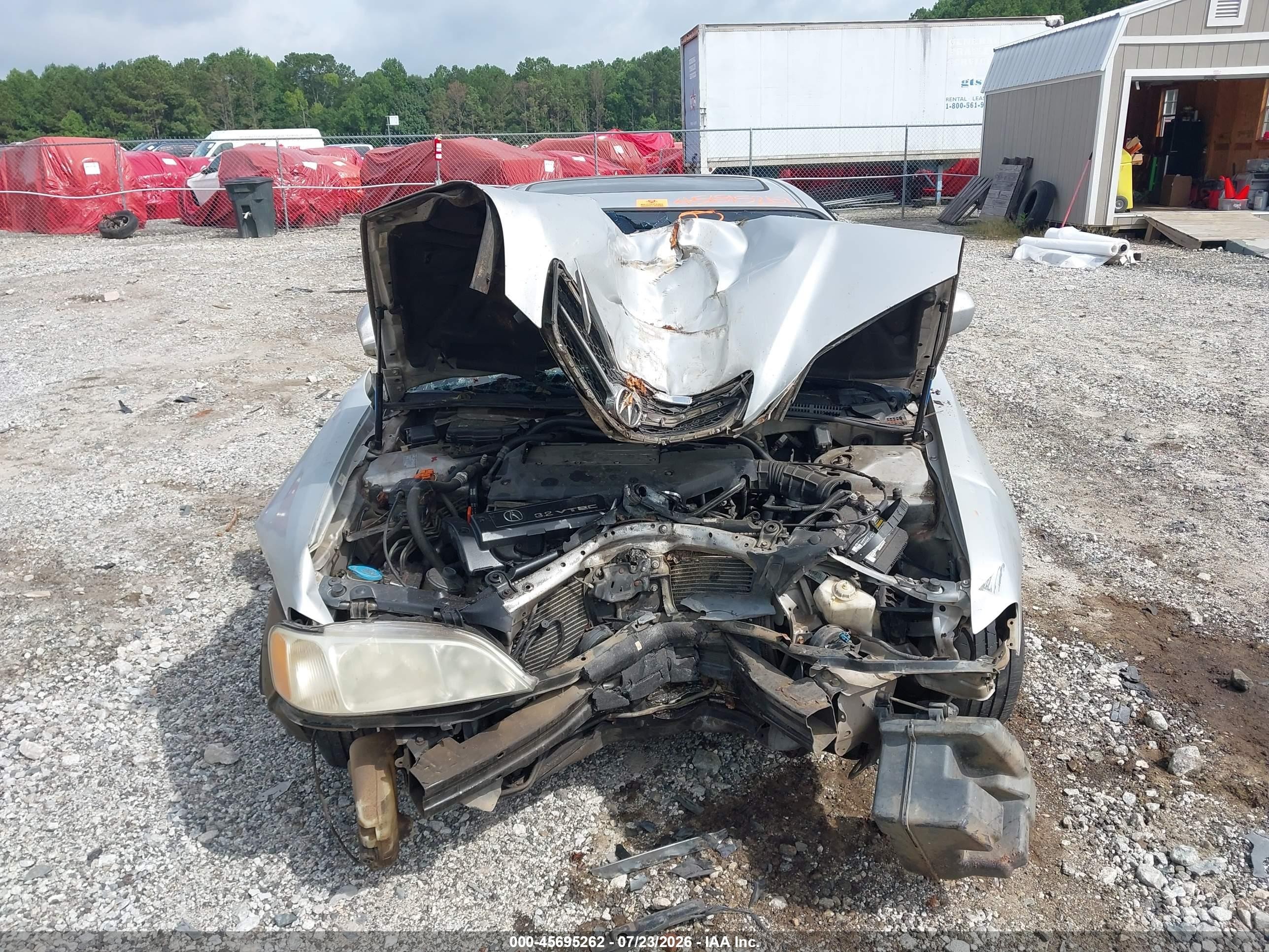 2000 Acura Tl 3.2 Silver vin: 19UUA5664YA053072