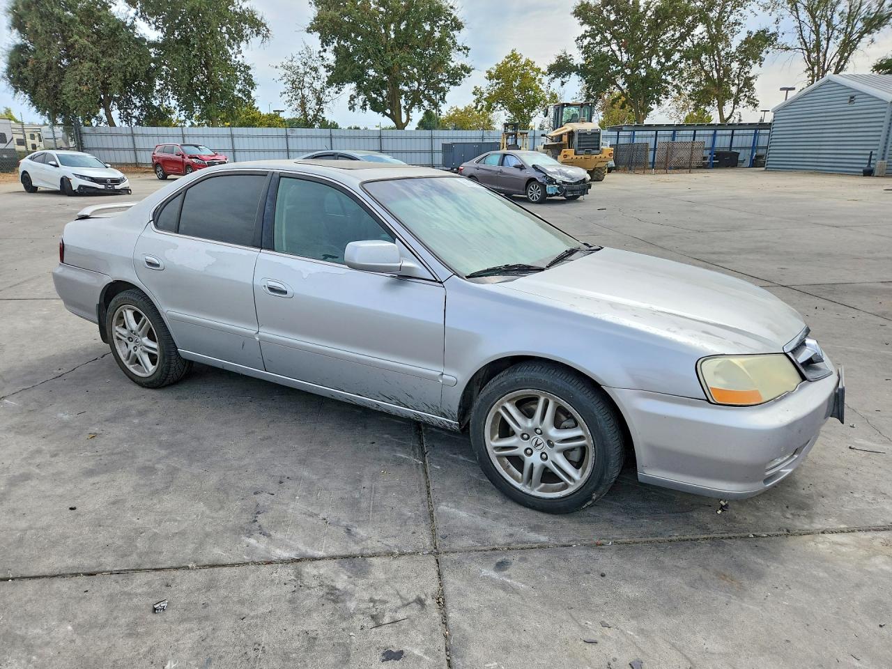 2002 Acura 3.2tl Silver vin: 19UUA56652A020489