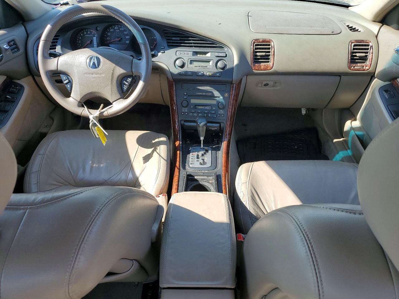 2002 Acura 3.2tl White vin: 19UUA56652A059308