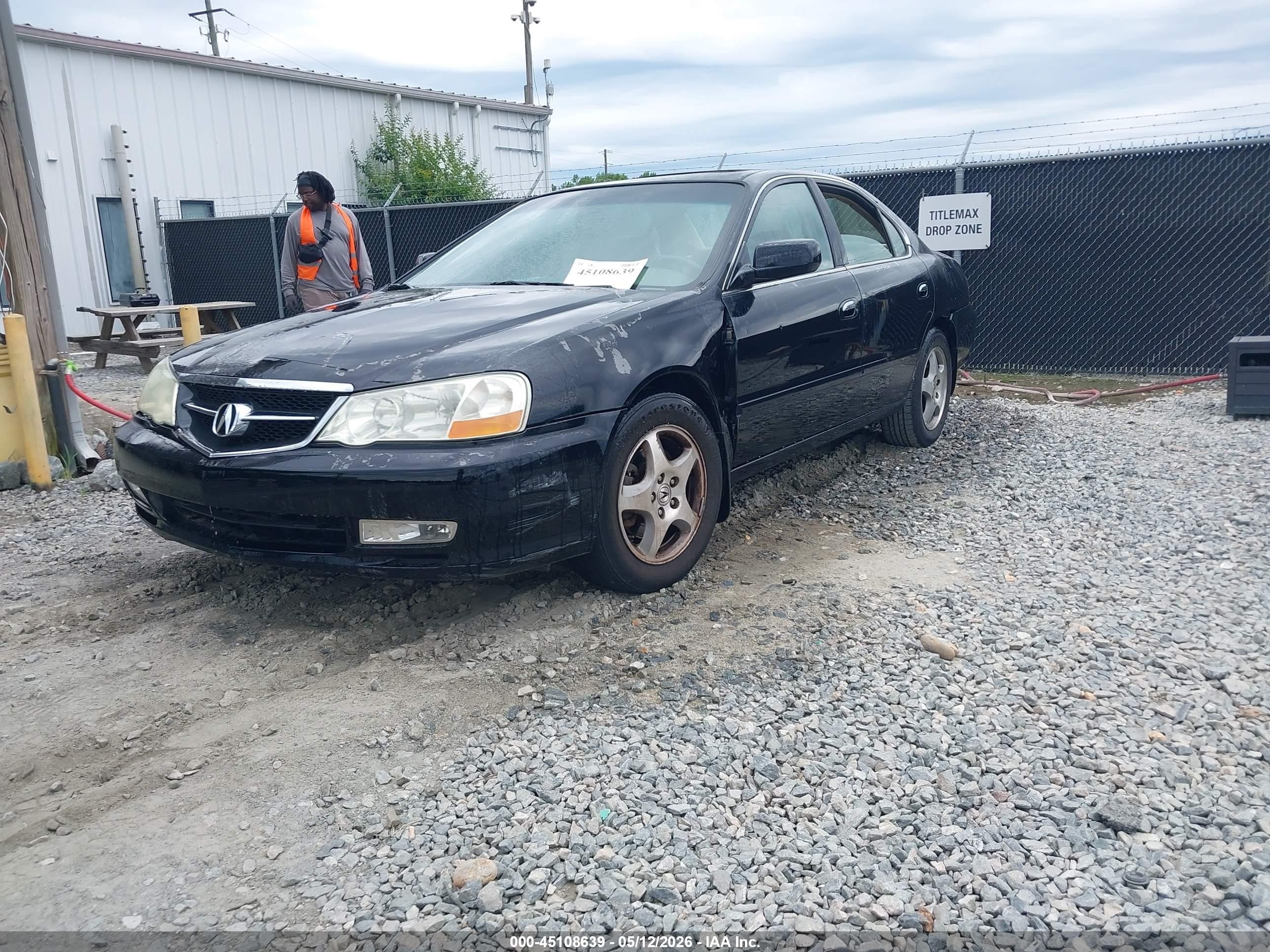 2003 Acura Tl 3.2 Black vin: 19UUA56653A032739