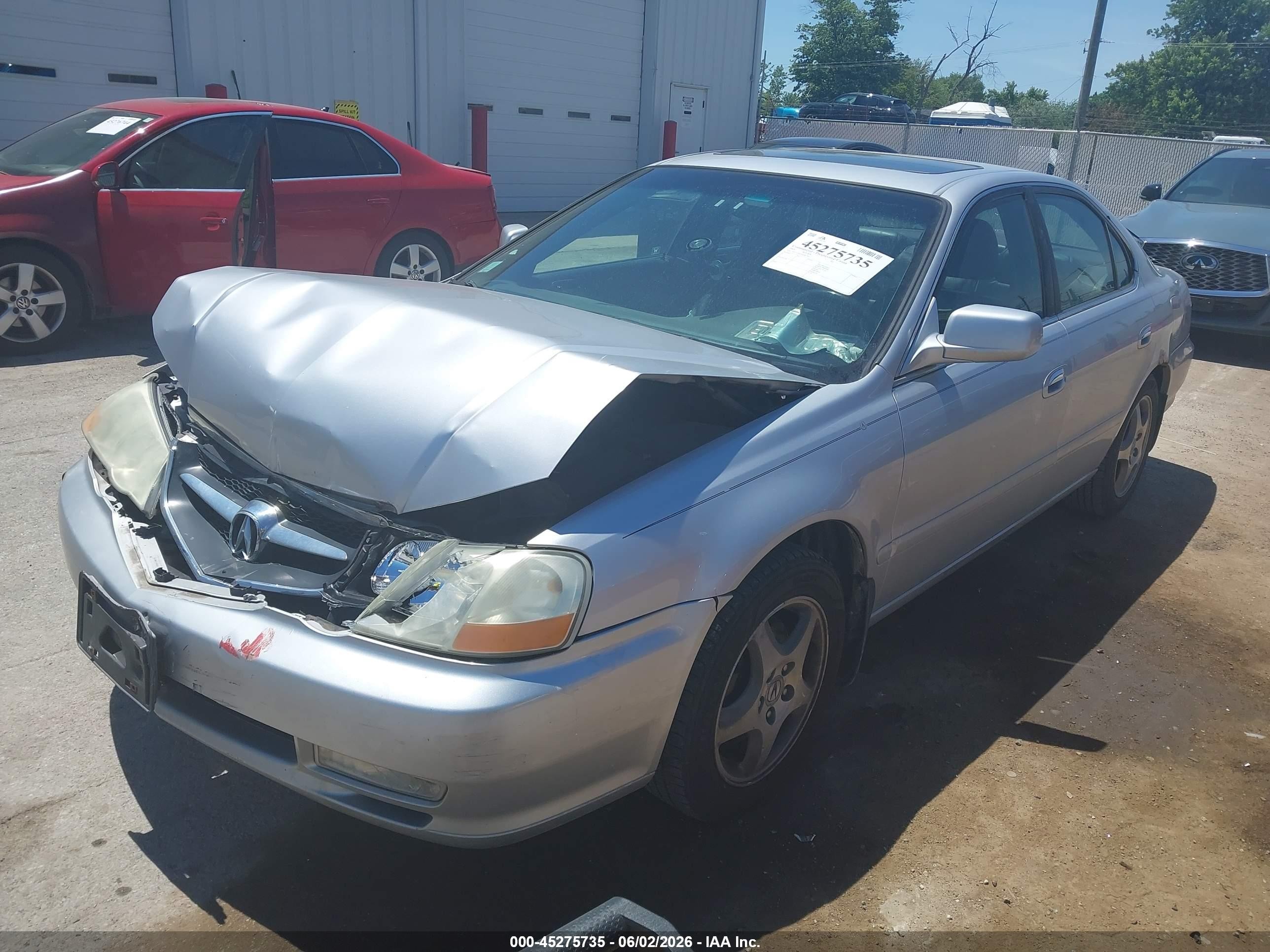 2003 Acura Tl 3.2 Серебряный vin: 19UUA56653A082749