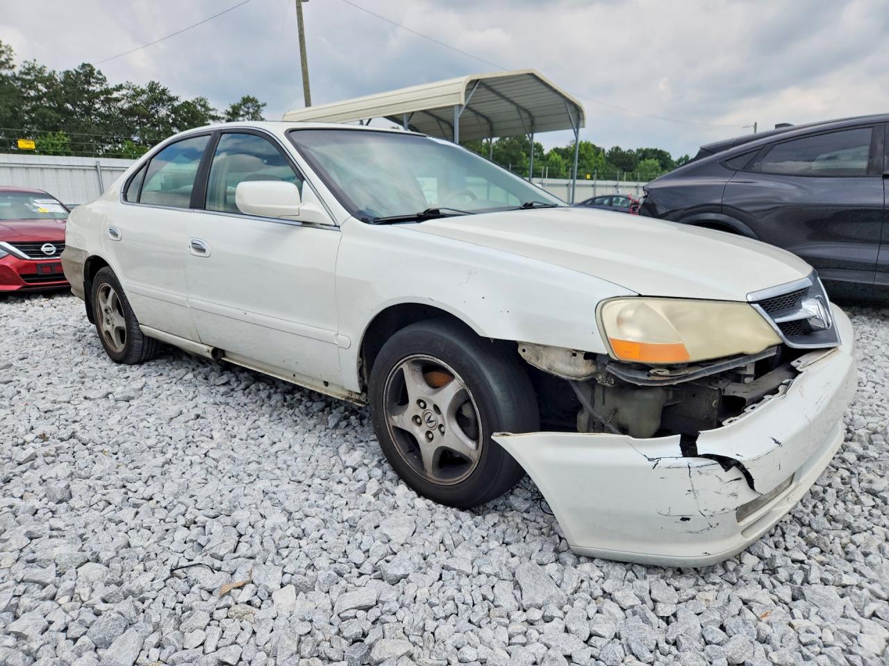 2003 Acura 3.2tl White vin: 19UUA56653A084100