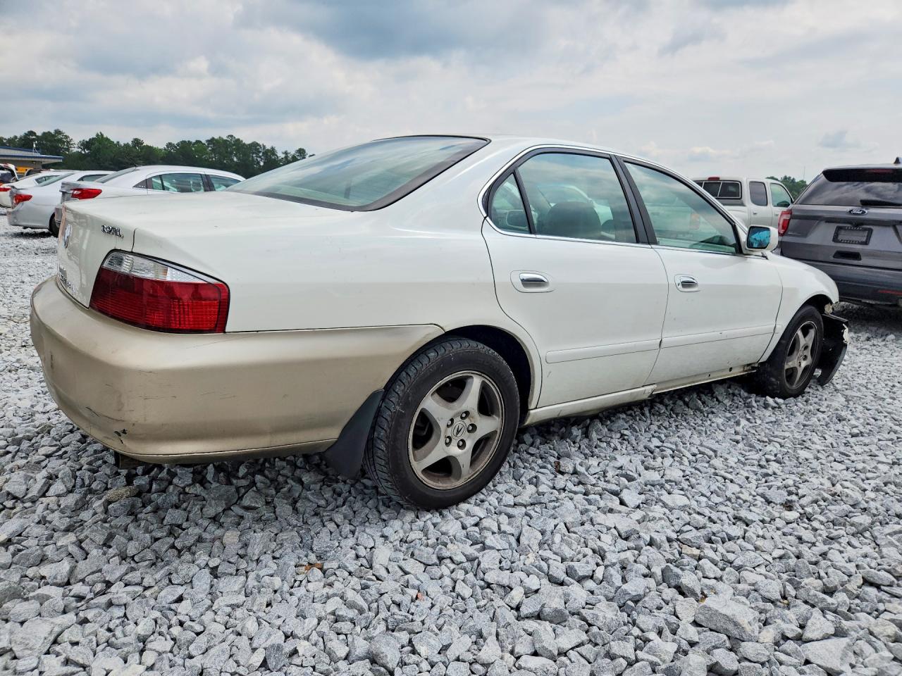 2003 Acura 3.2tl White vin: 19UUA56653A084100