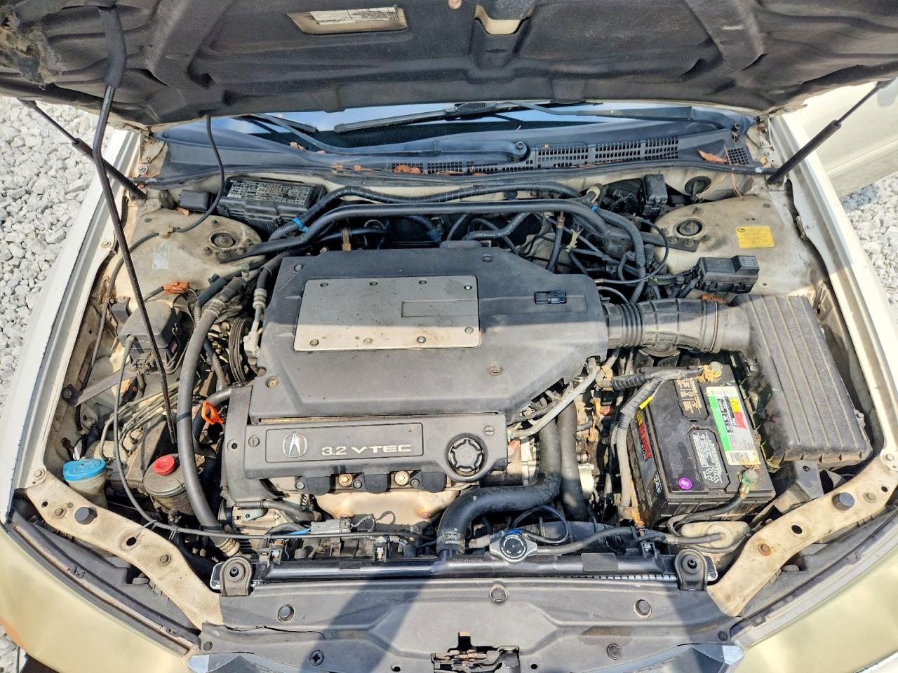 2003 Acura 3.2tl White vin: 19UUA56653A084100