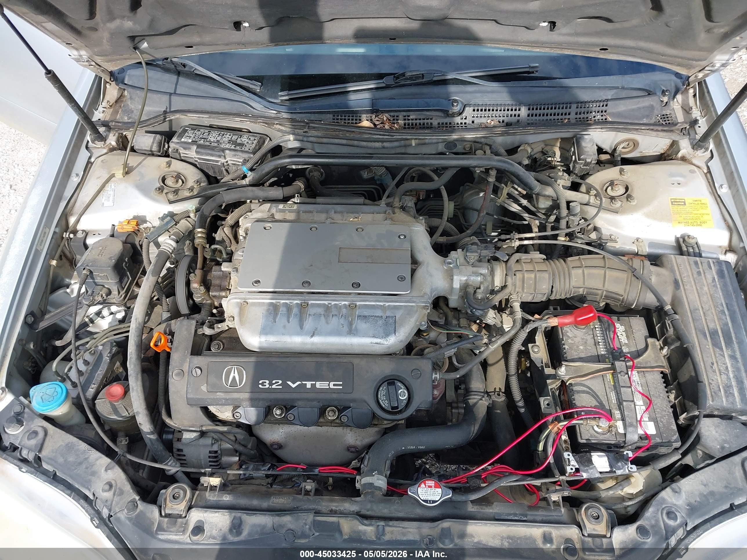 2000 Acura Tl 3.2 Silver vin: 19UUA5665YA033834