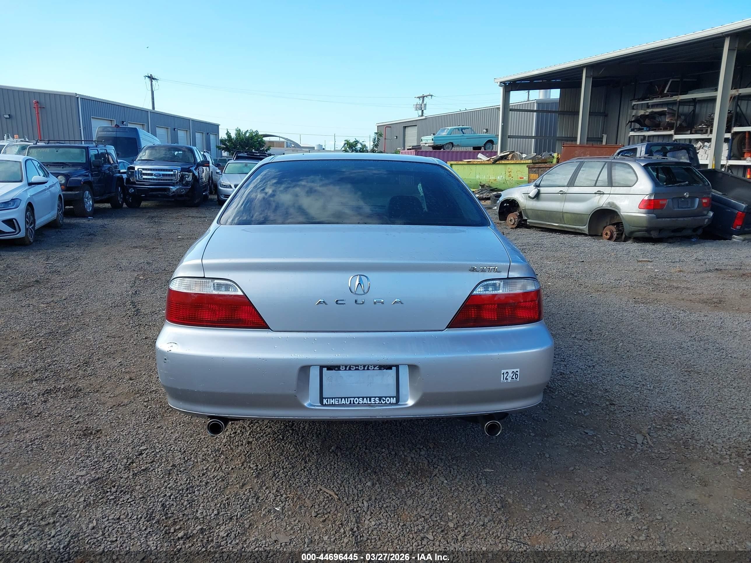 2002 Acura Tl 3.2 Silver vin: 19UUA56662A003300