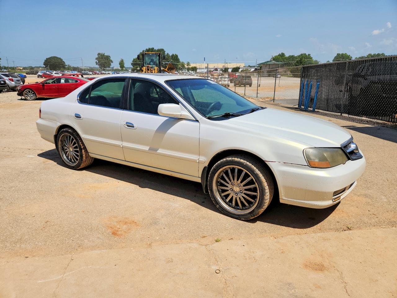 2002 Acura 3.2tl White vin: 19UUA56662A048771