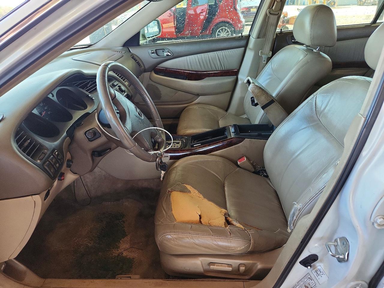2002 Acura 3.2tl White vin: 19UUA56662A048771