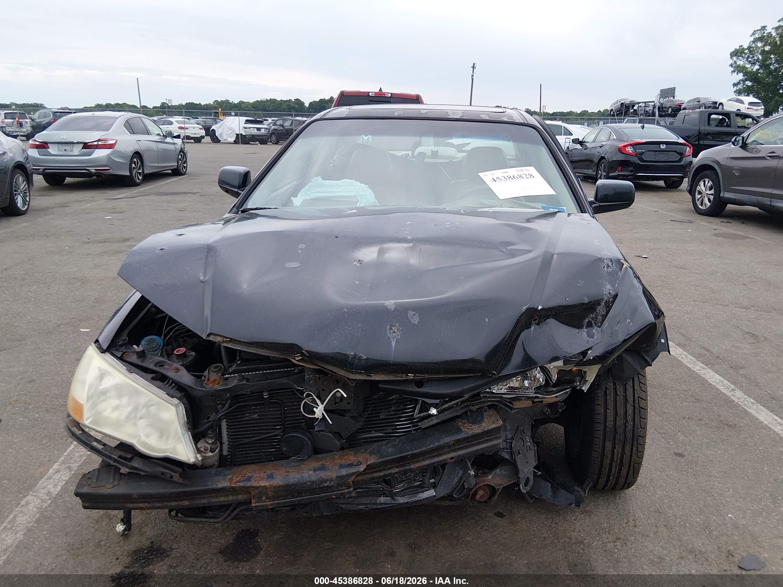 2003 Acura Tl 3.2 Black vin: 19UUA56663A012970