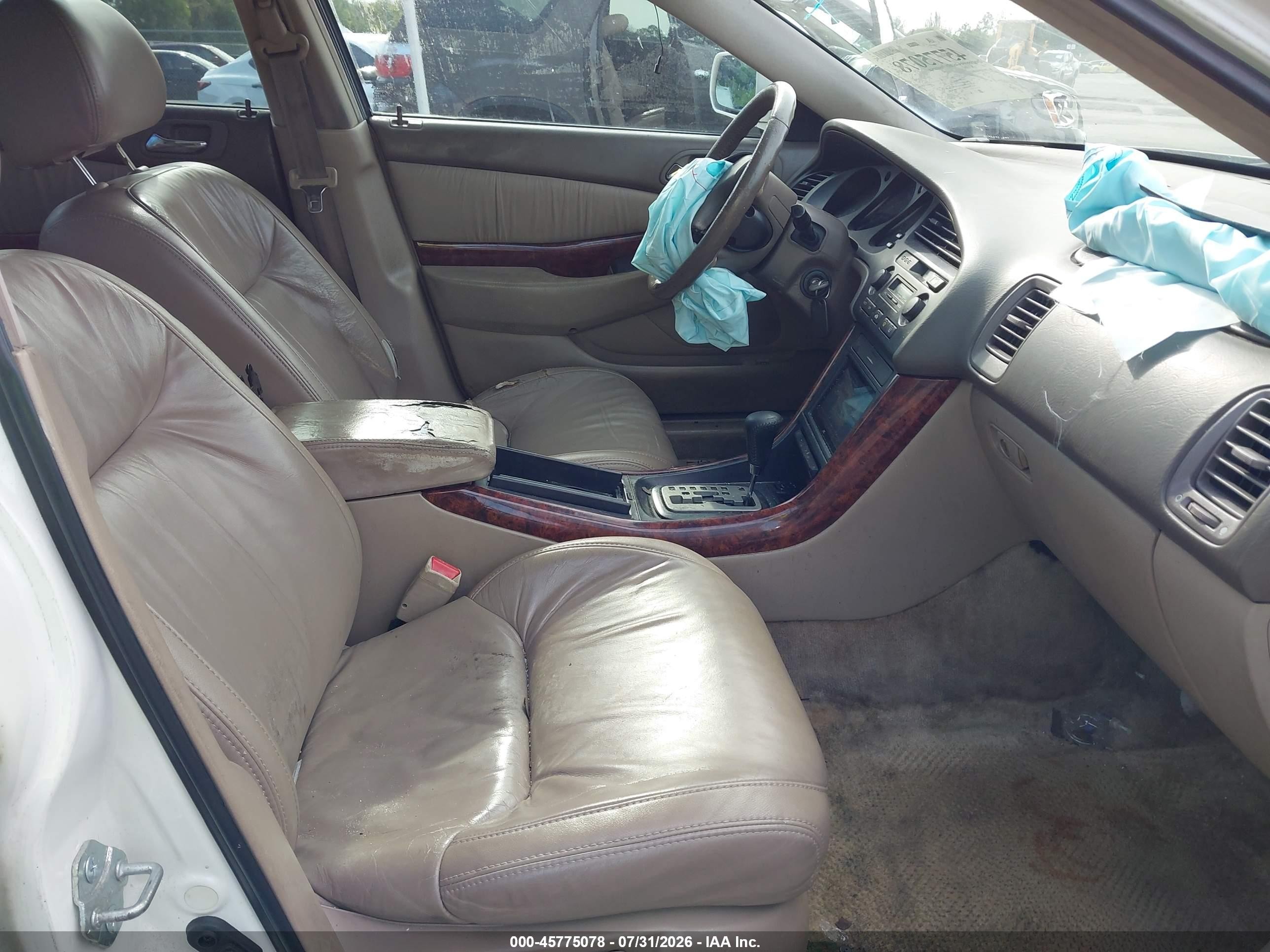 2003 Acura Tl 3.2 White vin: 19UUA56663A084249