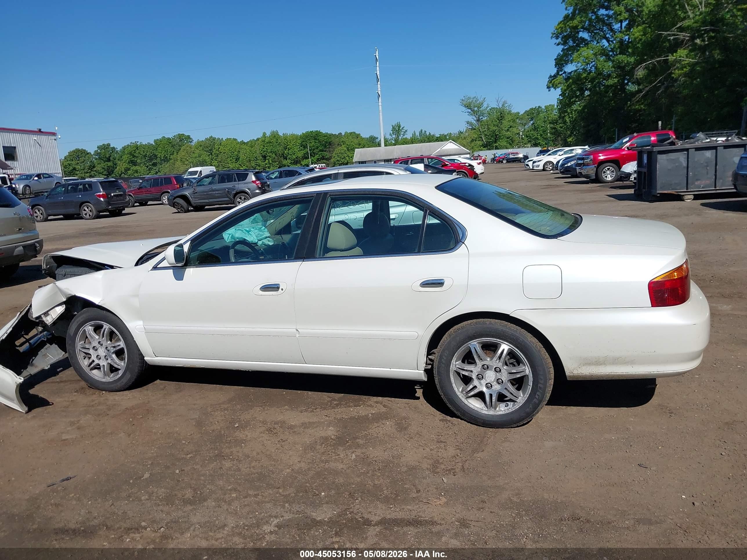 2000 Acura Tl 3.2 White vin: 19UUA5666YA049962