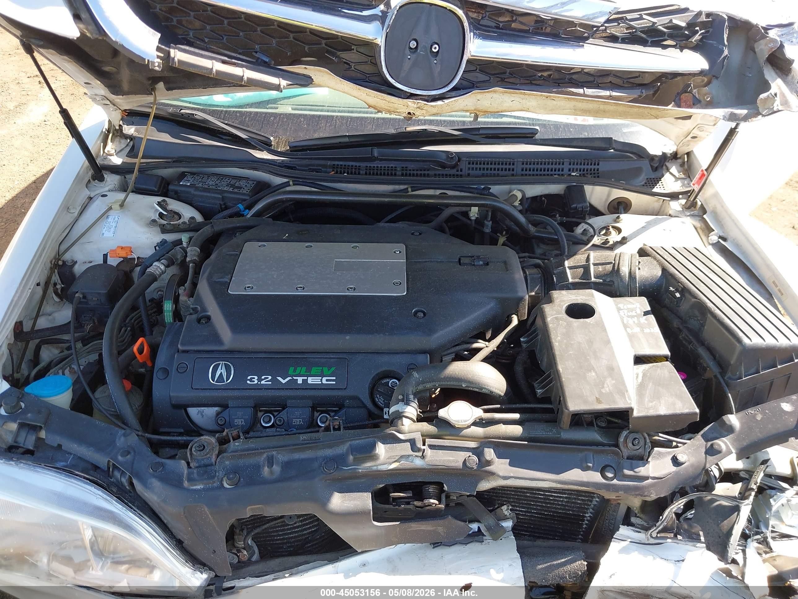 2000 Acura Tl 3.2 White vin: 19UUA5666YA049962