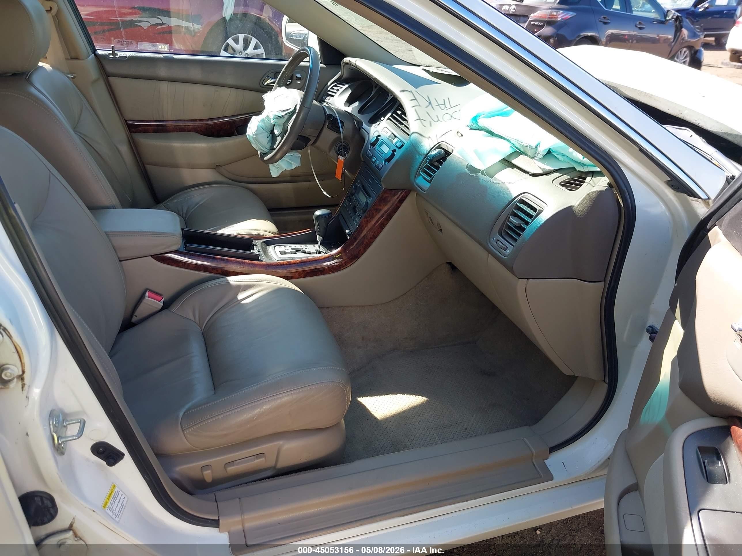 2000 Acura Tl 3.2 White vin: 19UUA5666YA049962